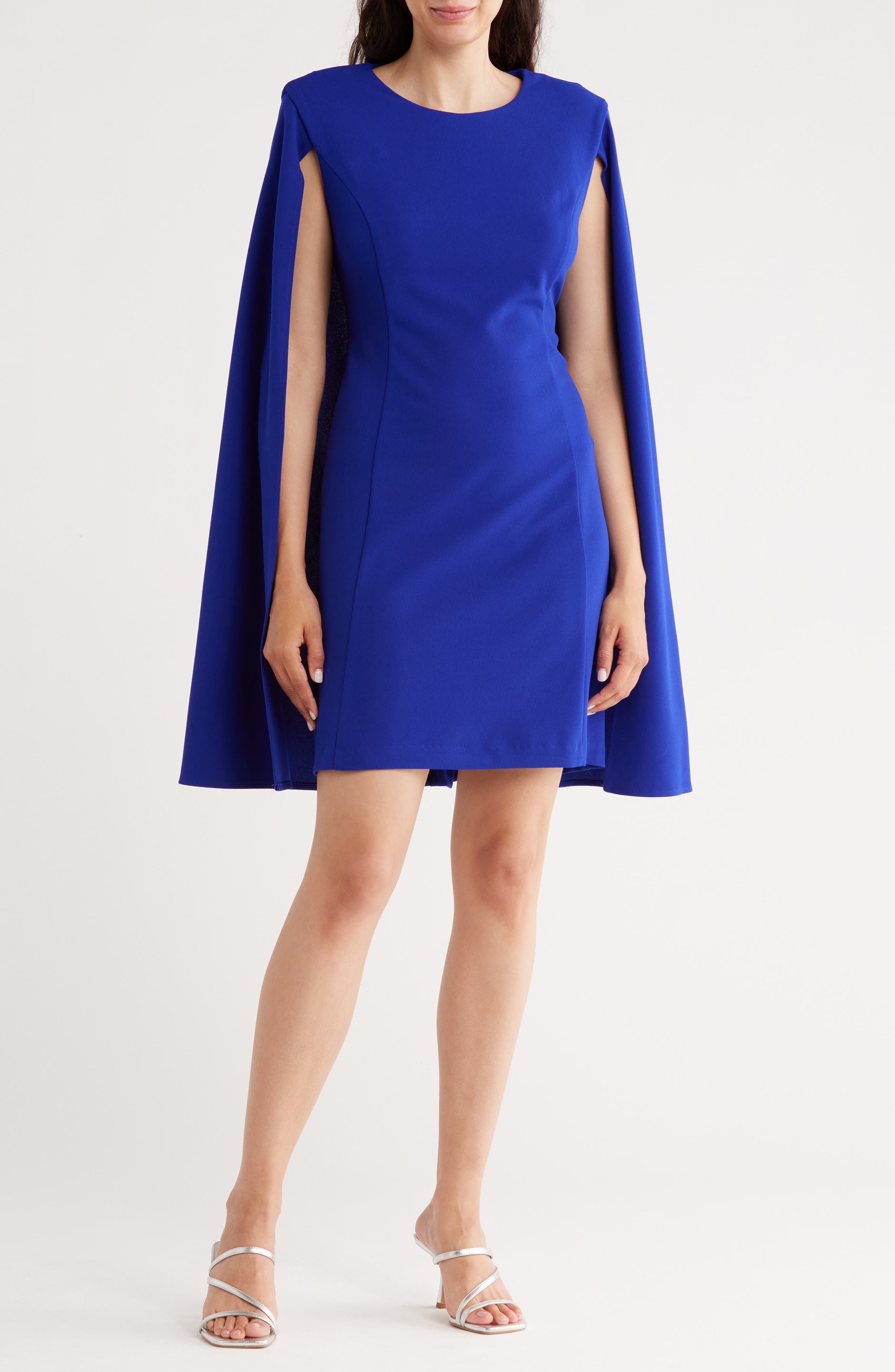 Cape Sleeve Sheath Dress - image 1