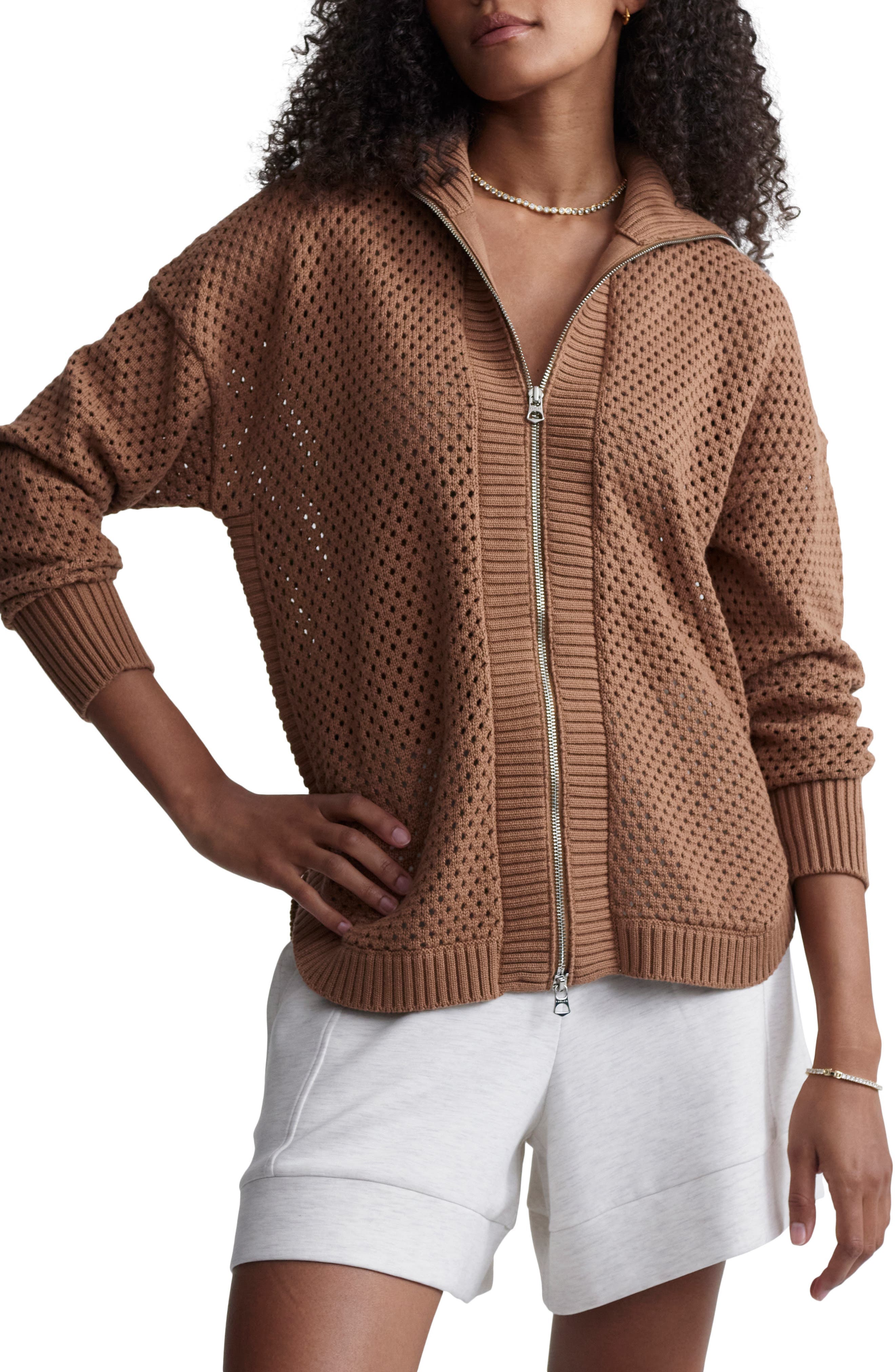 Finn Longline Knit Jacket - image 1