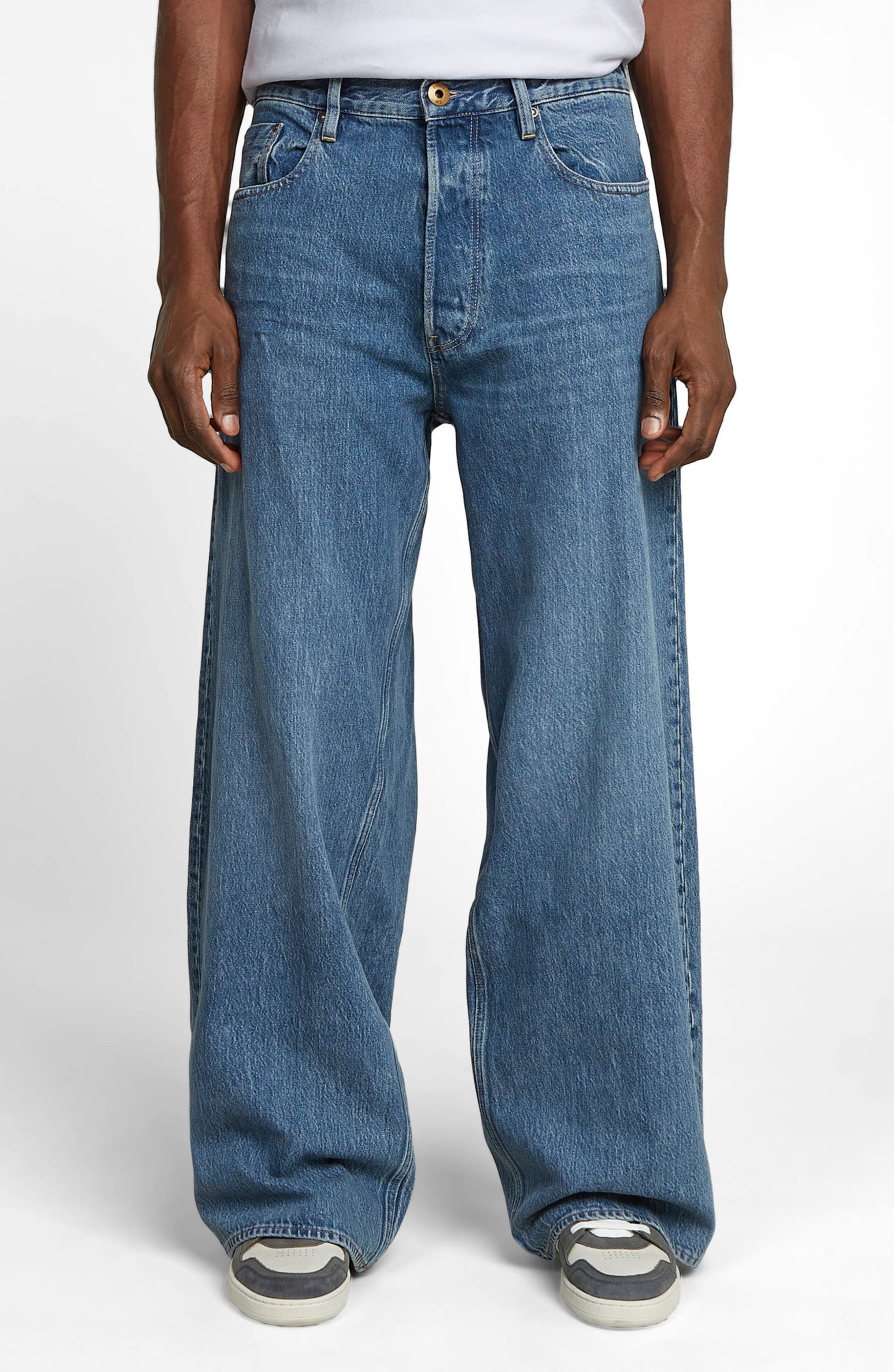 Long Pocket Loose Jeans - image 1