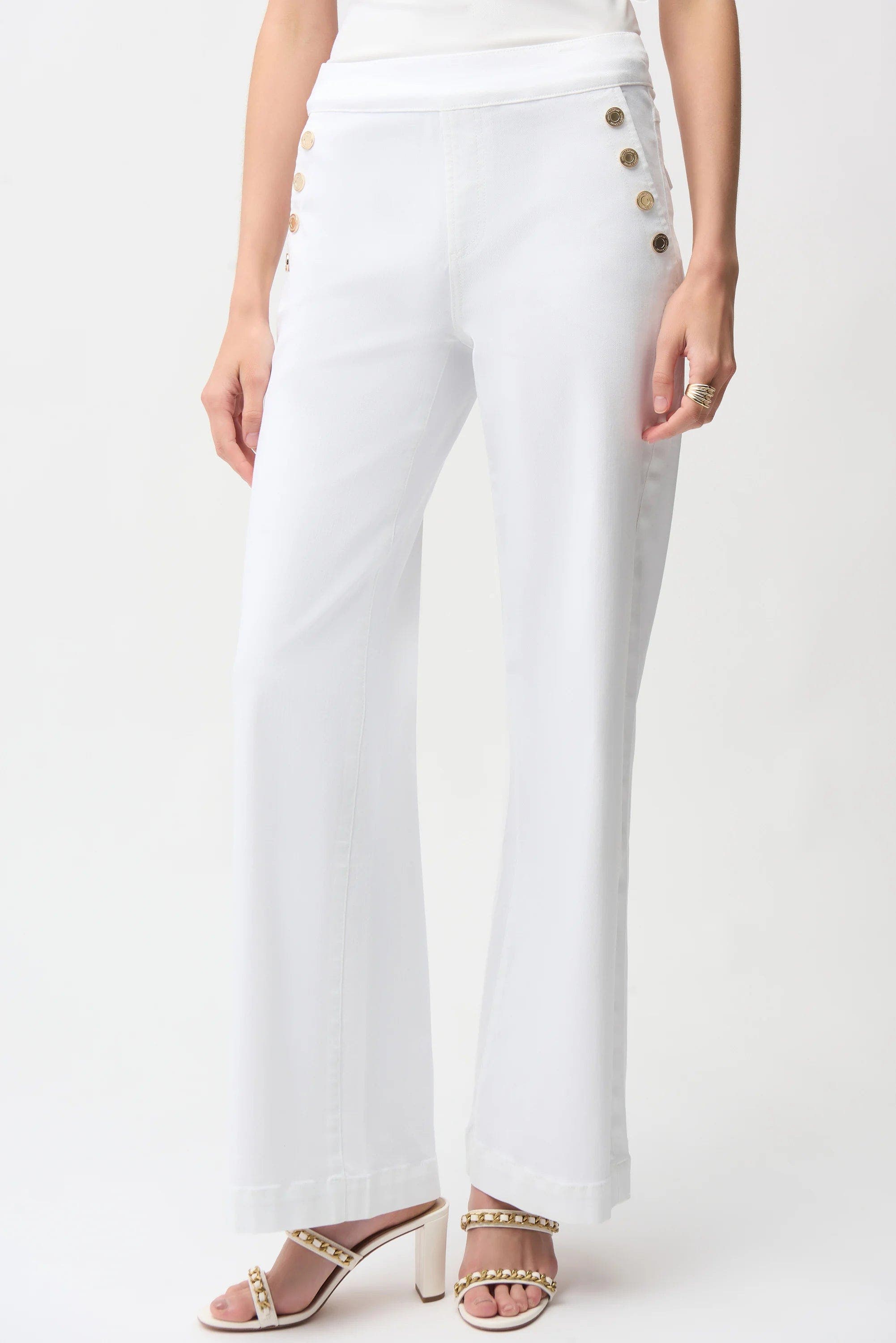 Wide Leg Pull-On Jeans - image 1