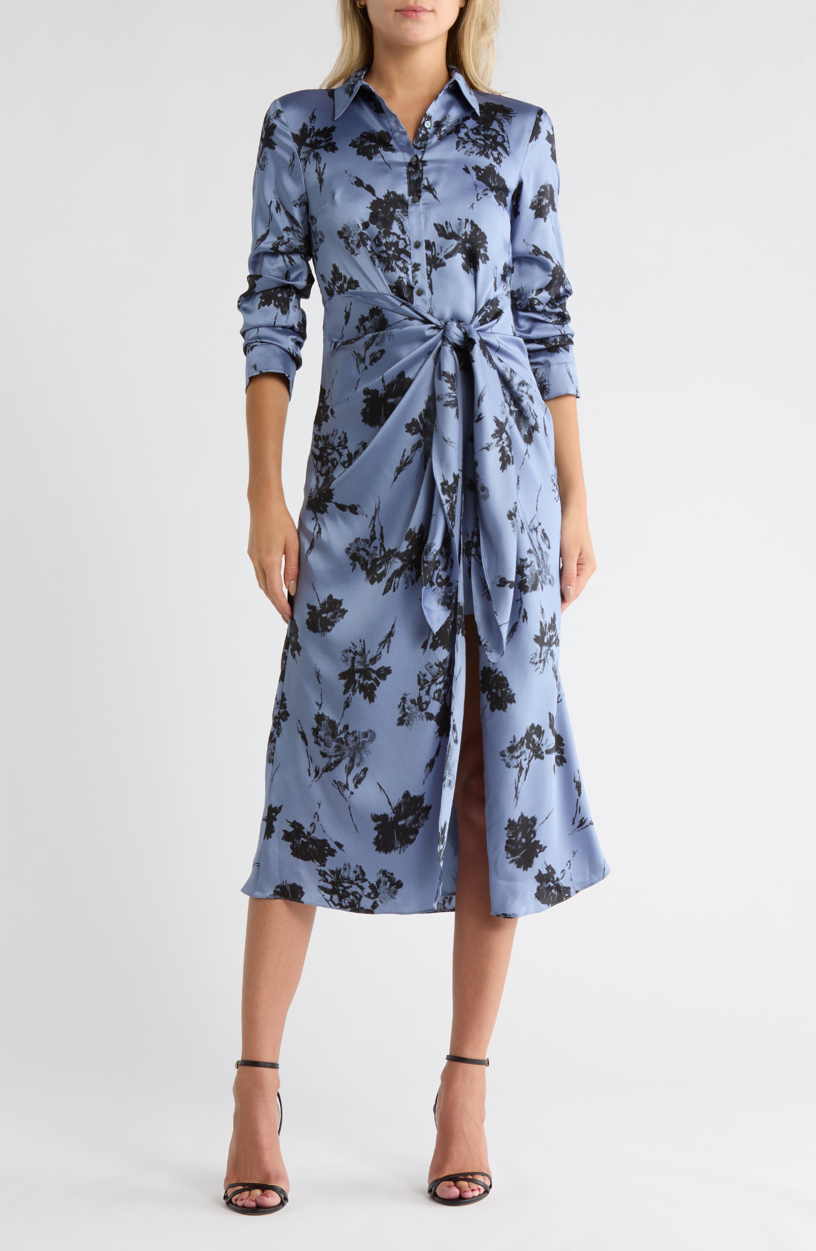 Jacey Cool Carnation Shirtdress - image 1
