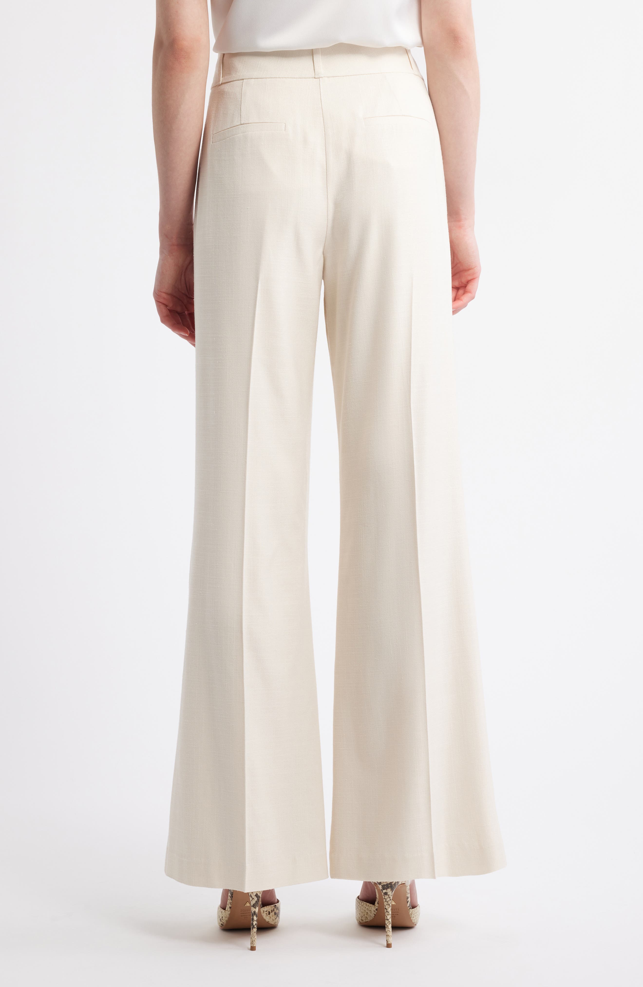 Flat Front Wide Leg Pants - image 2