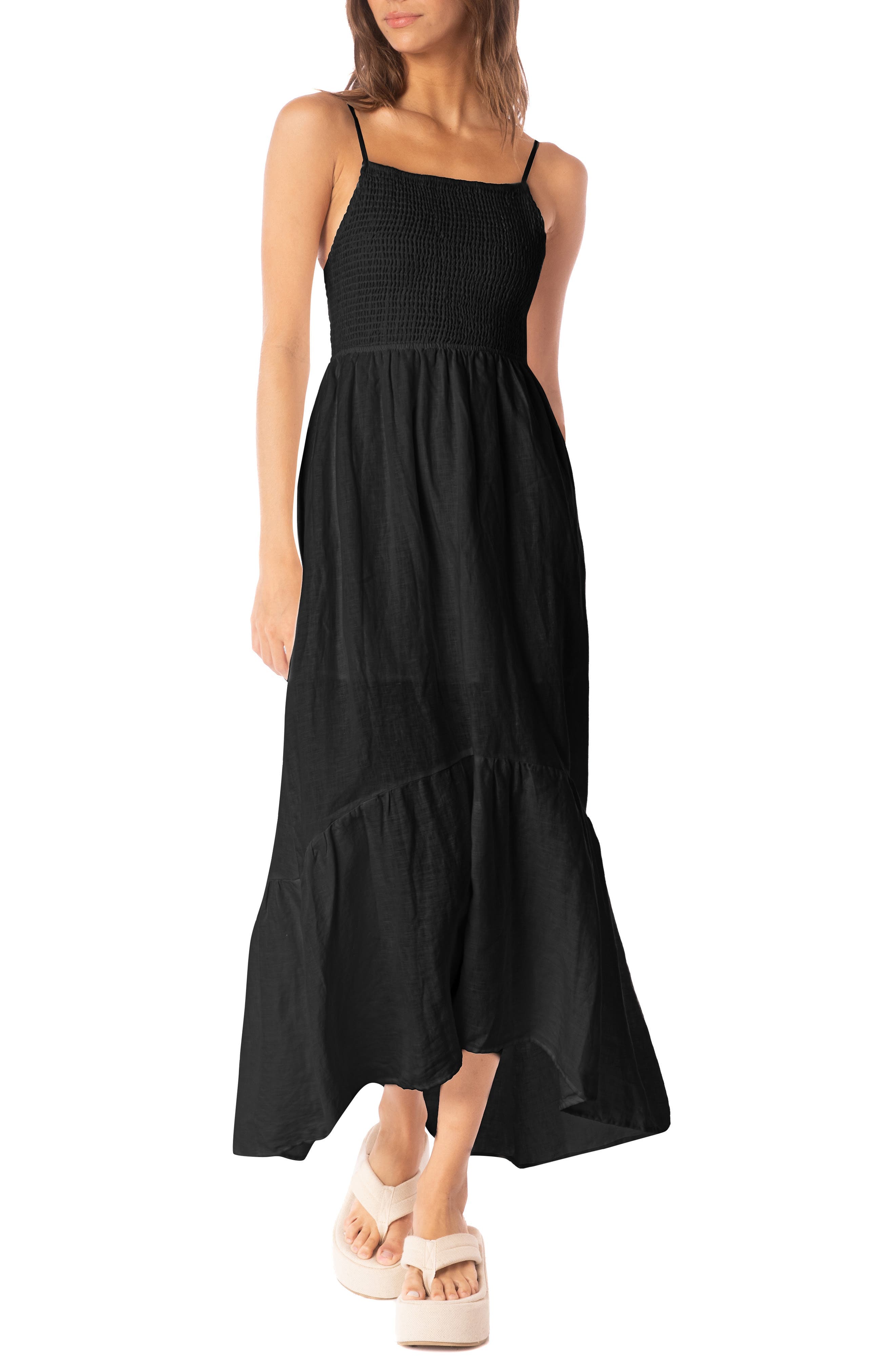 Isadora Smocked Maxi Dress - image 1