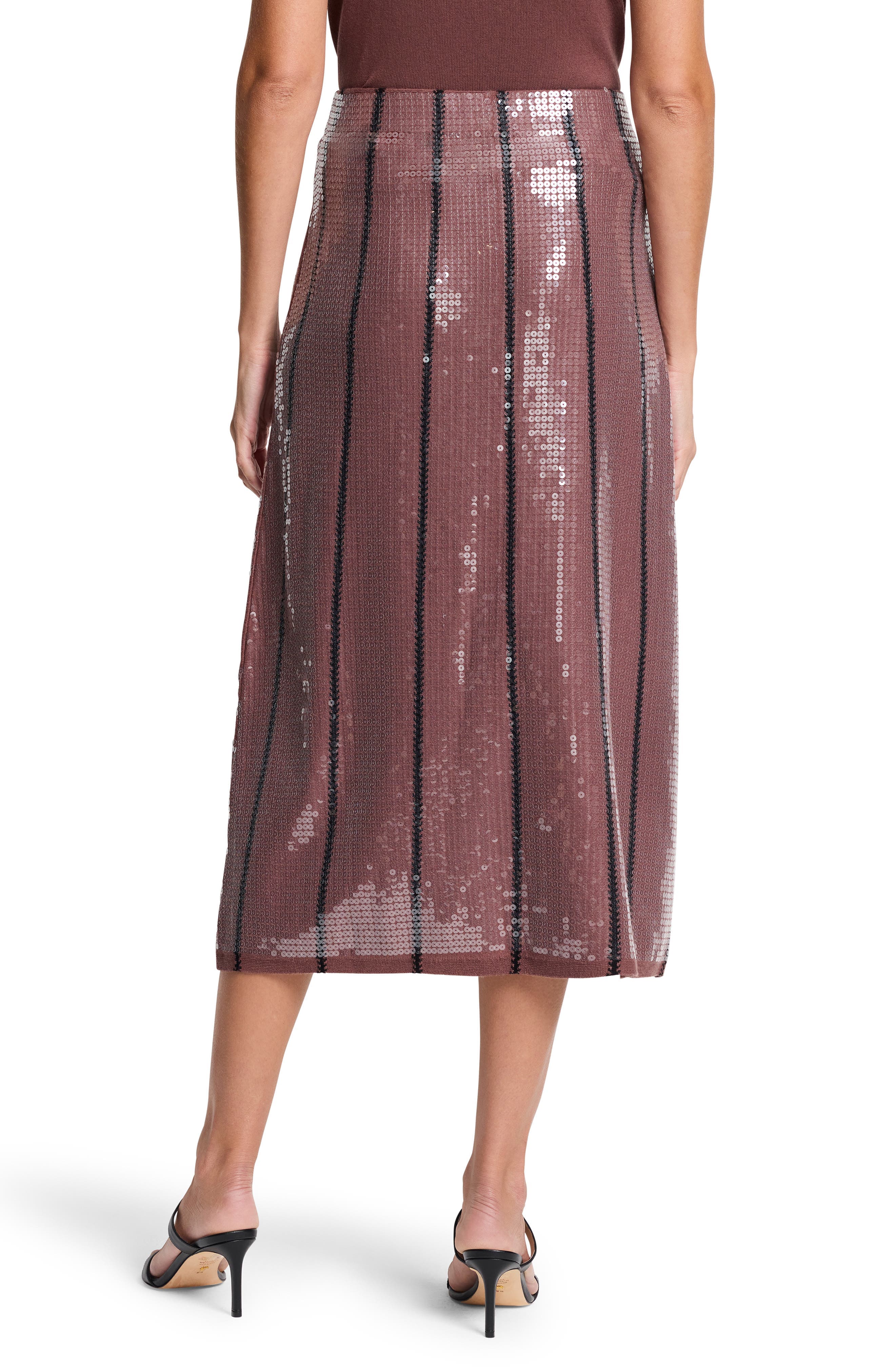 Sequin A-Line Skirt - image 2