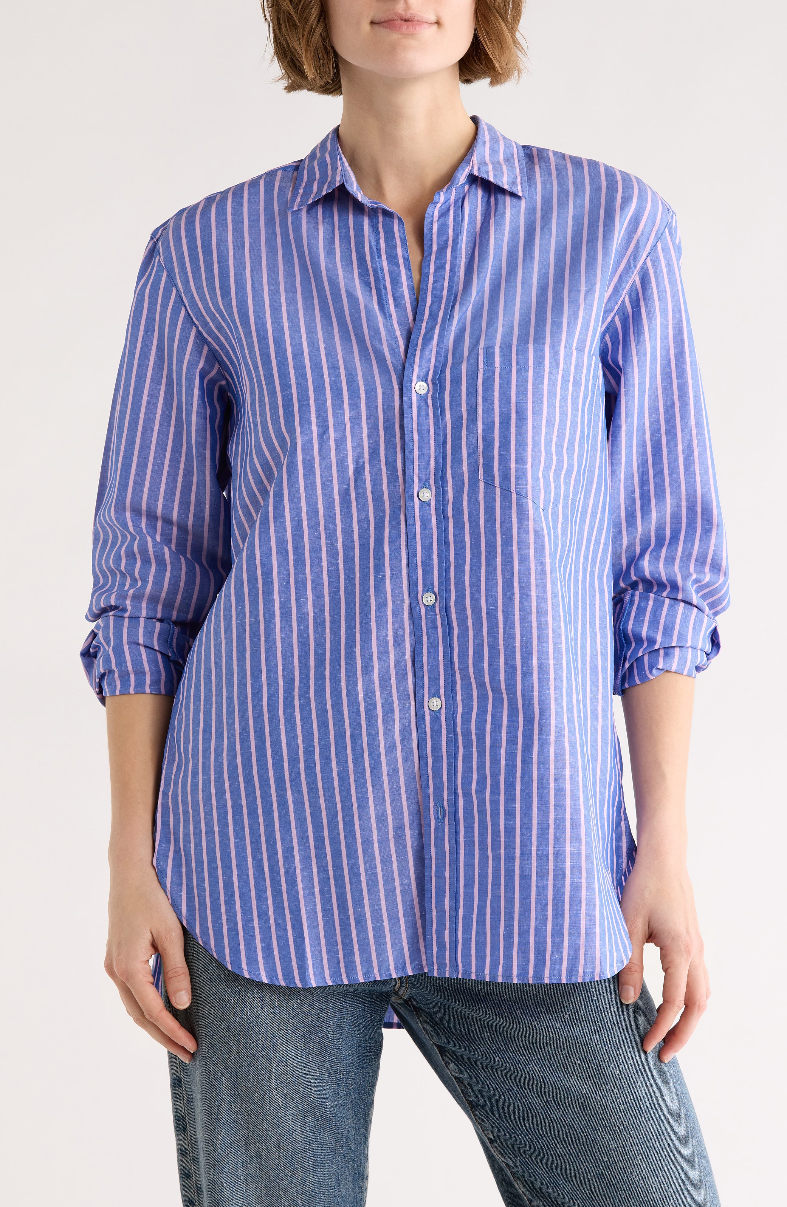 Relaxed Fit Cotton Button-Up Shirt - image 1
