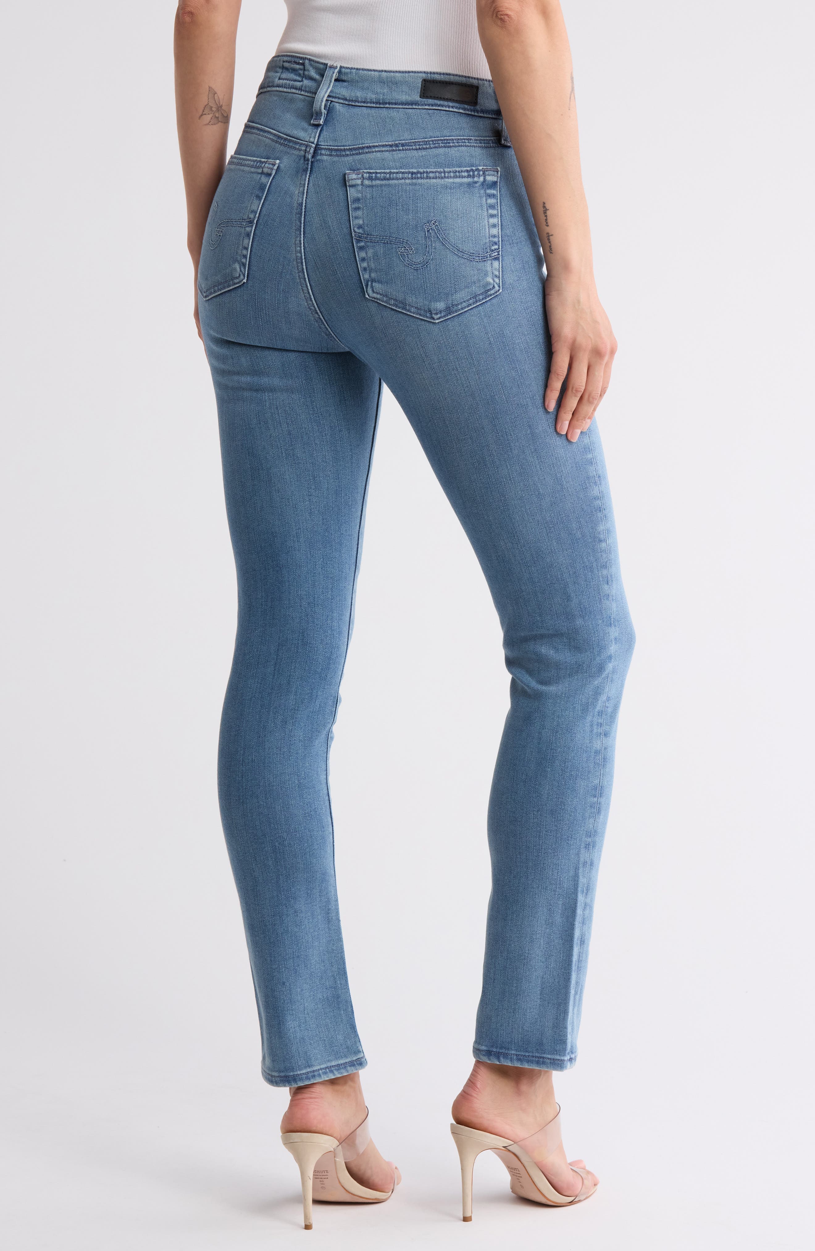 Mari High Waist Slim Straight Leg Jeans - image 2