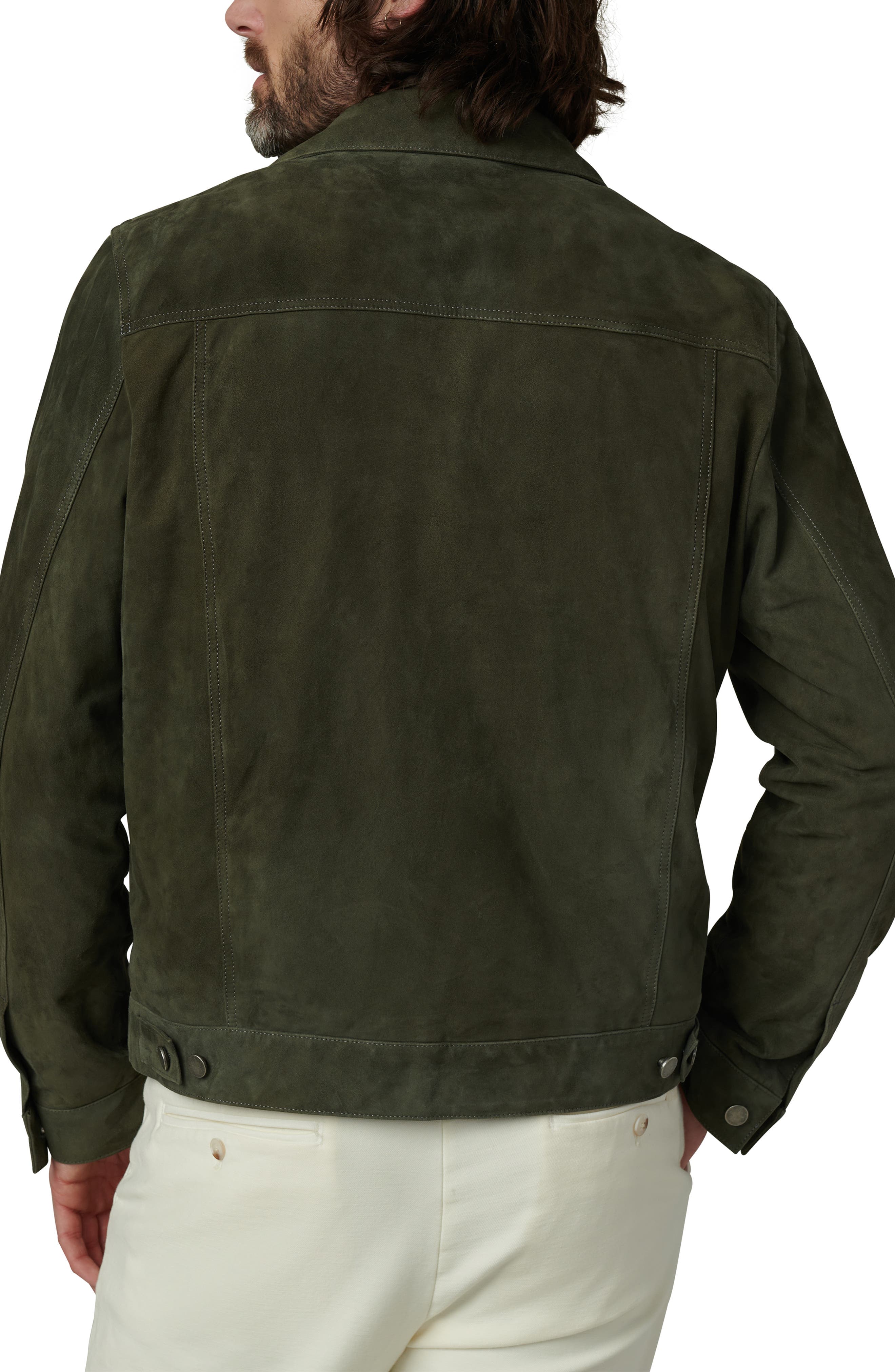 Cash Suede Trucker Jacket - image 2