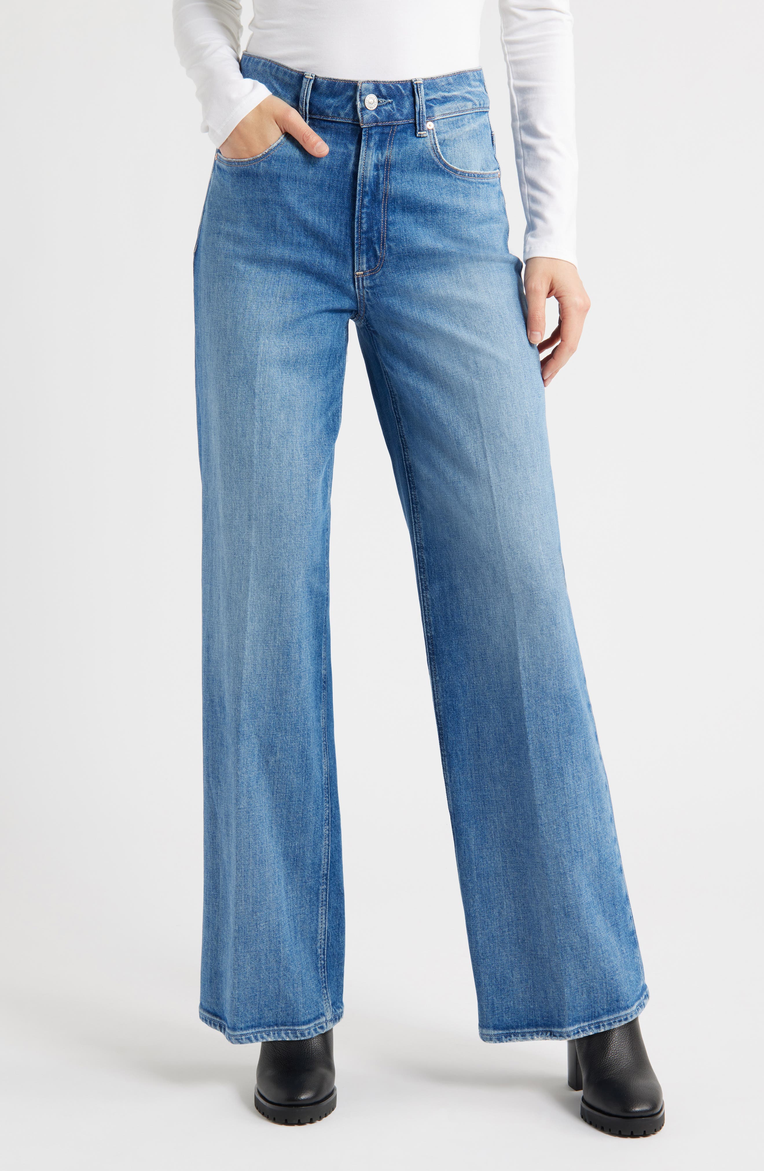 Sasha High Waist Wide Leg Jeans - image 1