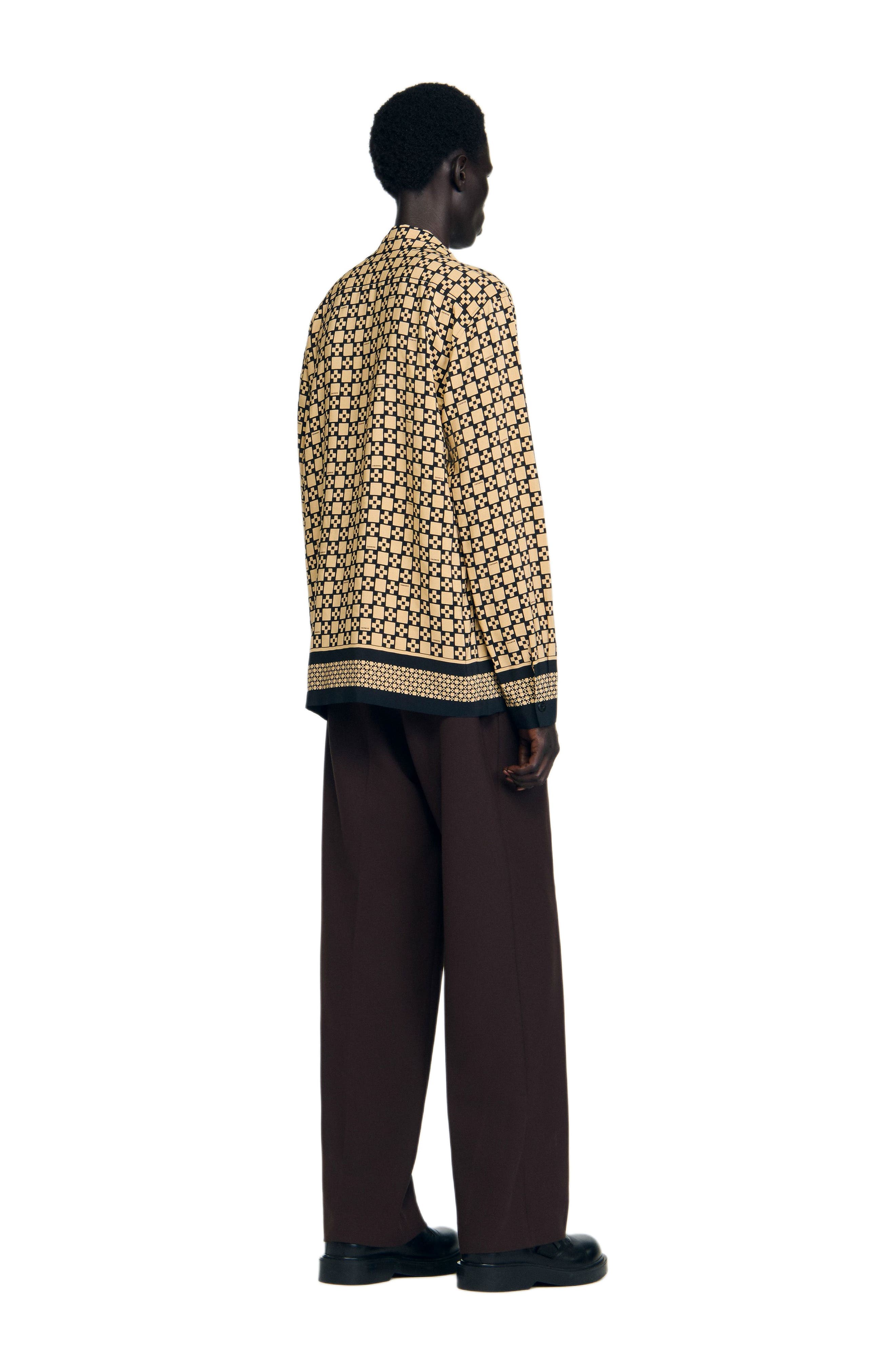 Square cross long sleeve shirt - image 4