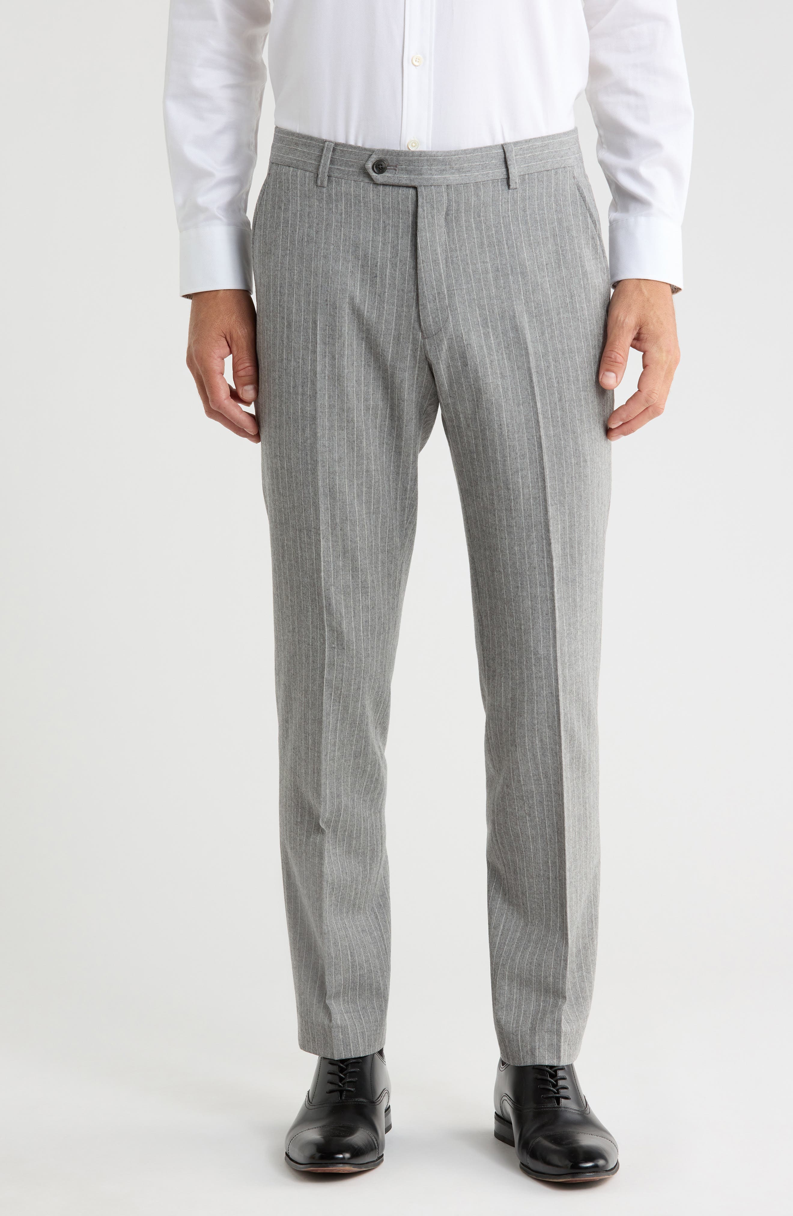 Pinstripe Wool Dress Pants - image 1