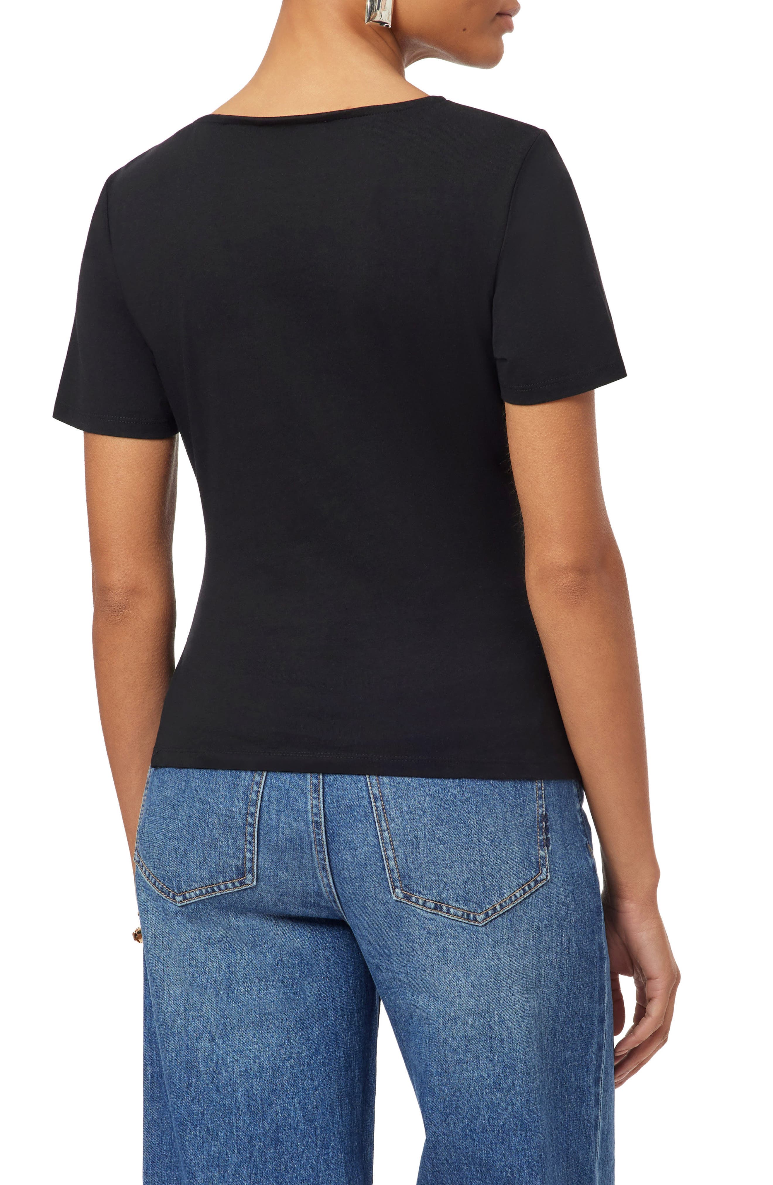 Gathered Asymmetric Tee - image 2