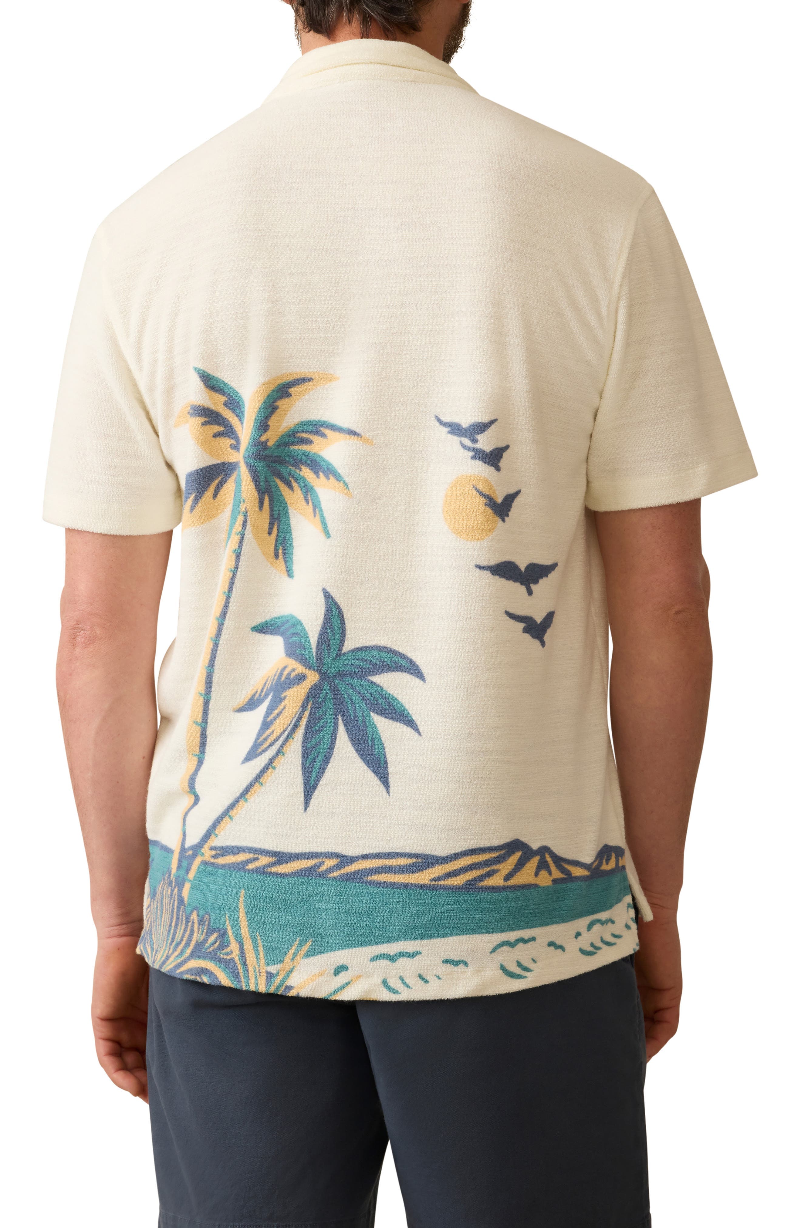 Cabana Terry Cloth Camp Shirt - image 2