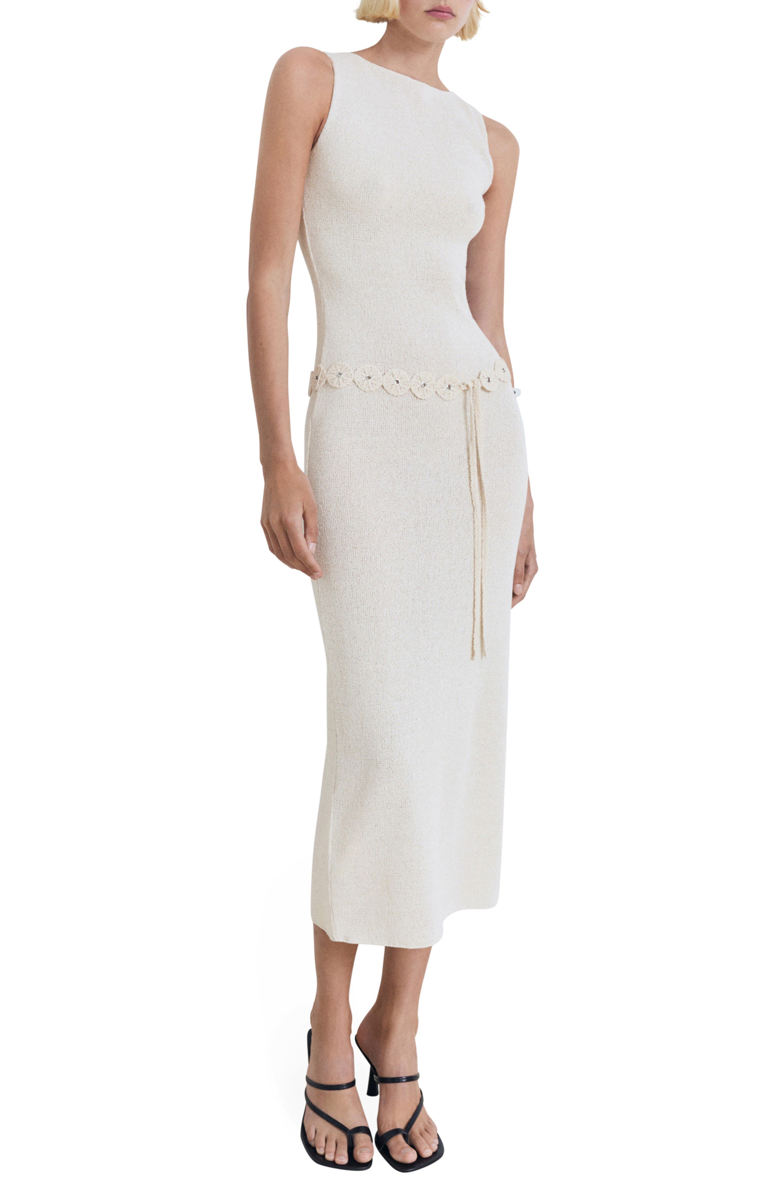 Belted Knit Maxi Dress - image 1