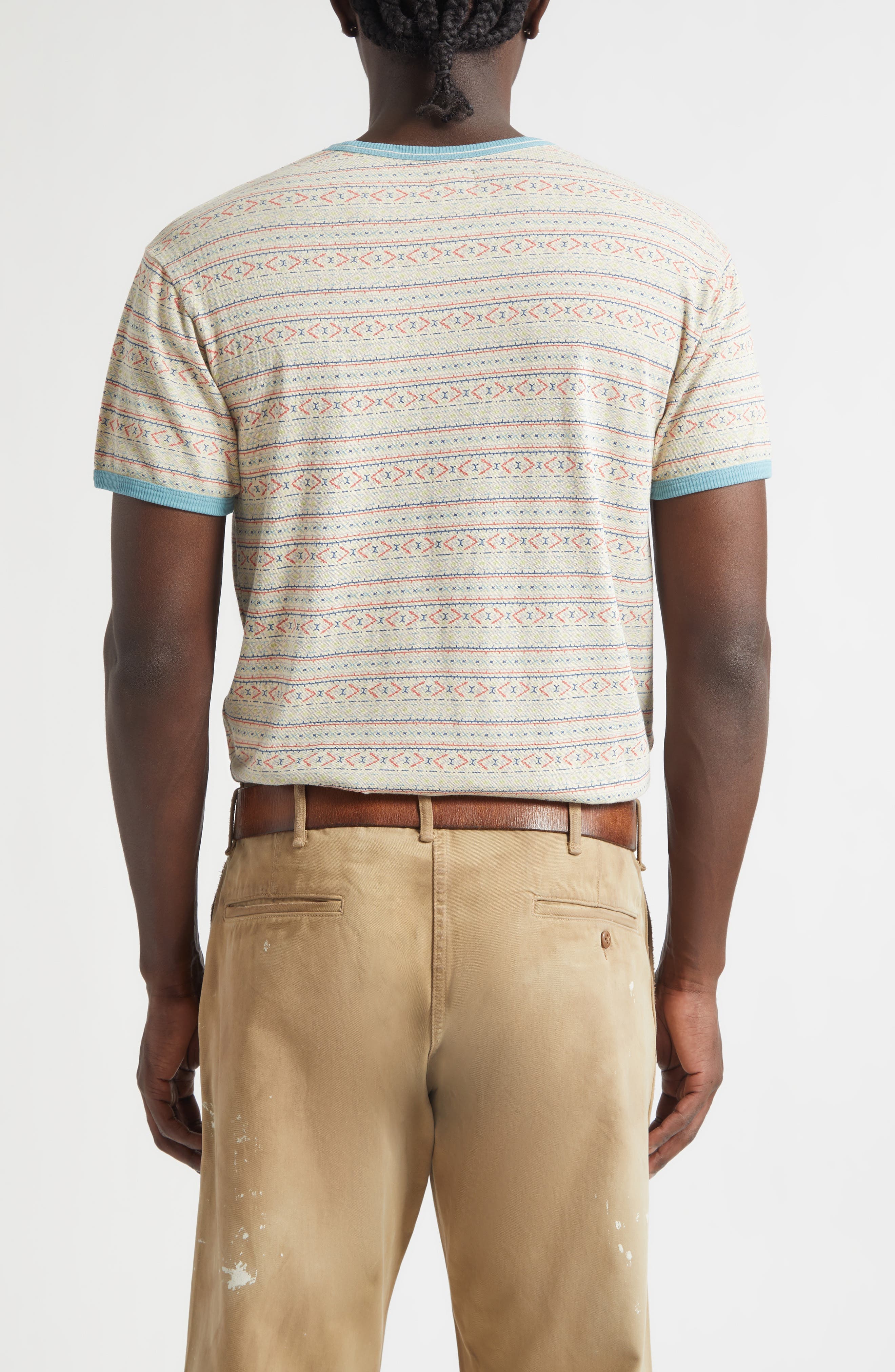 Southwestern Print Ringer T-Shirt - image 2
