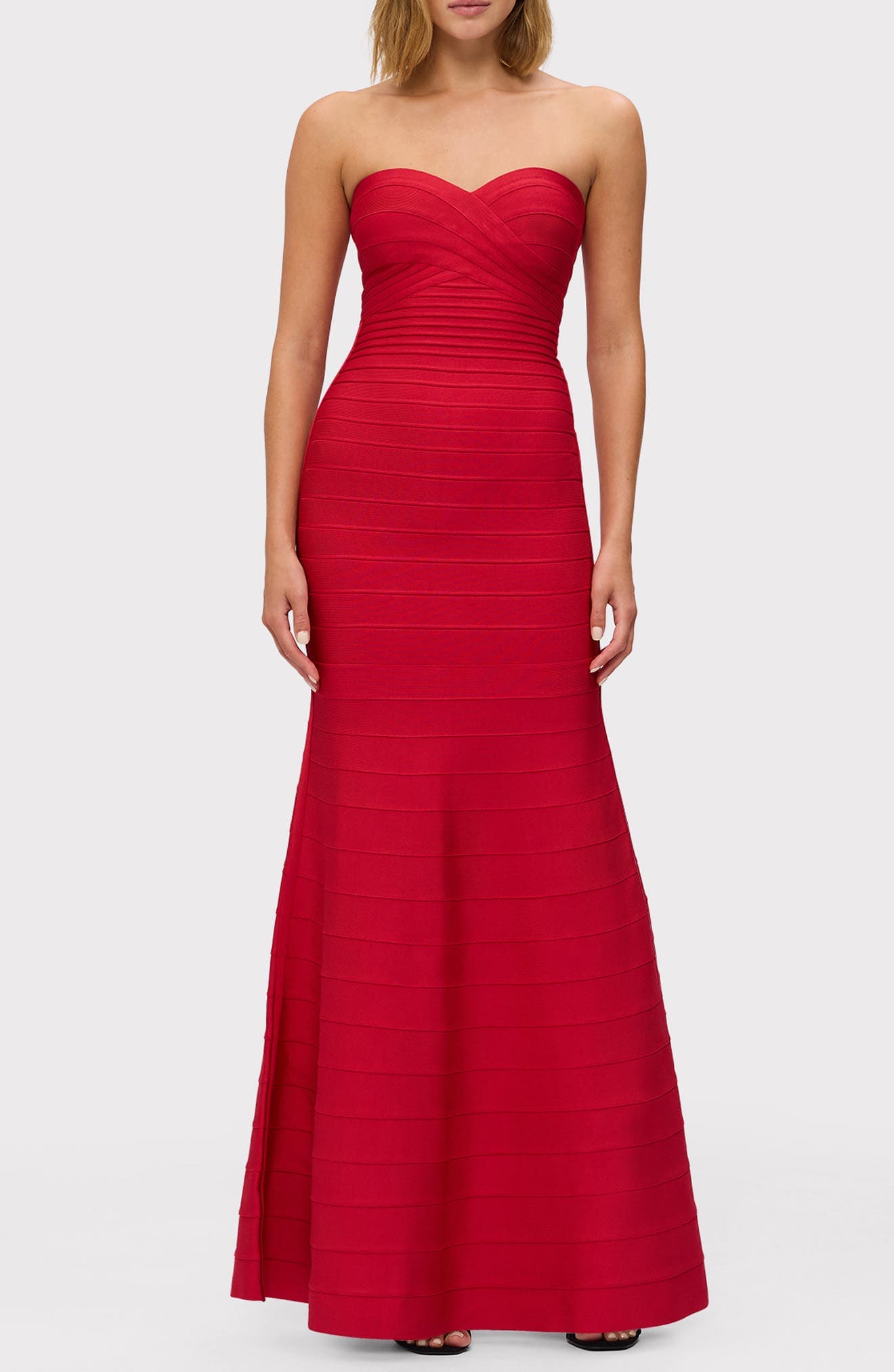 The Sara Strapless Mermaid Gown - image 3