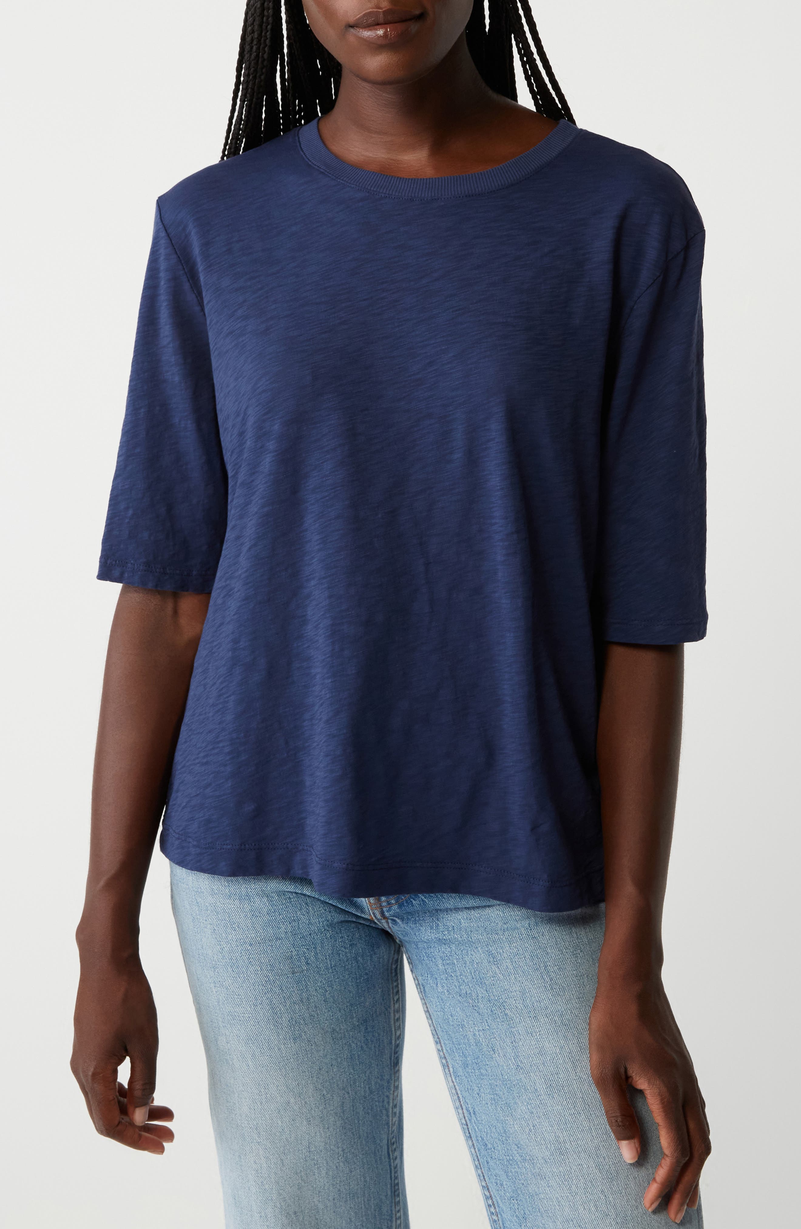 Reid Oversize Supima Cotton Slub T-Shirt - image 3