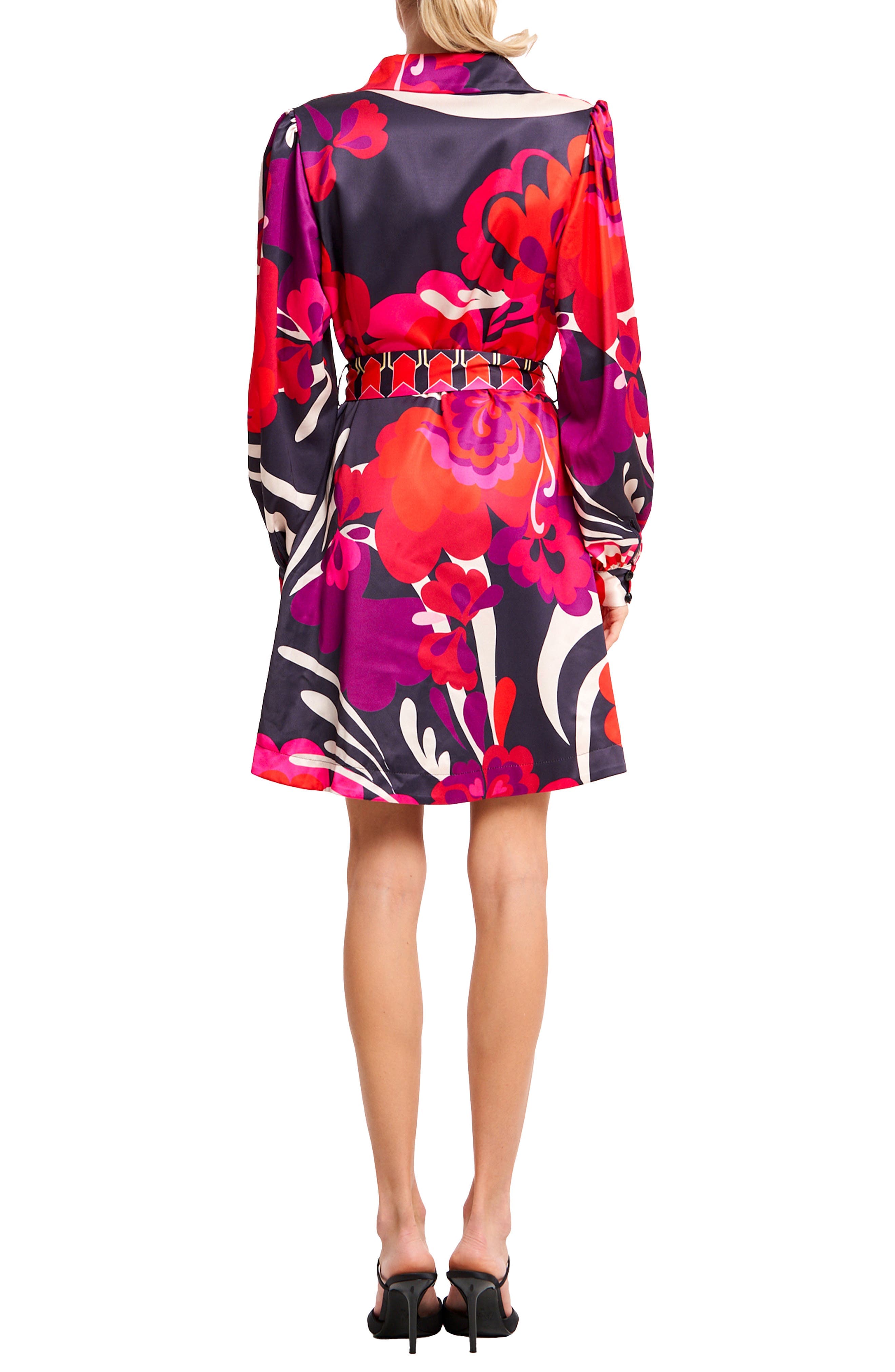 Billy Long Sleeve Mini Shirtdress - image 2