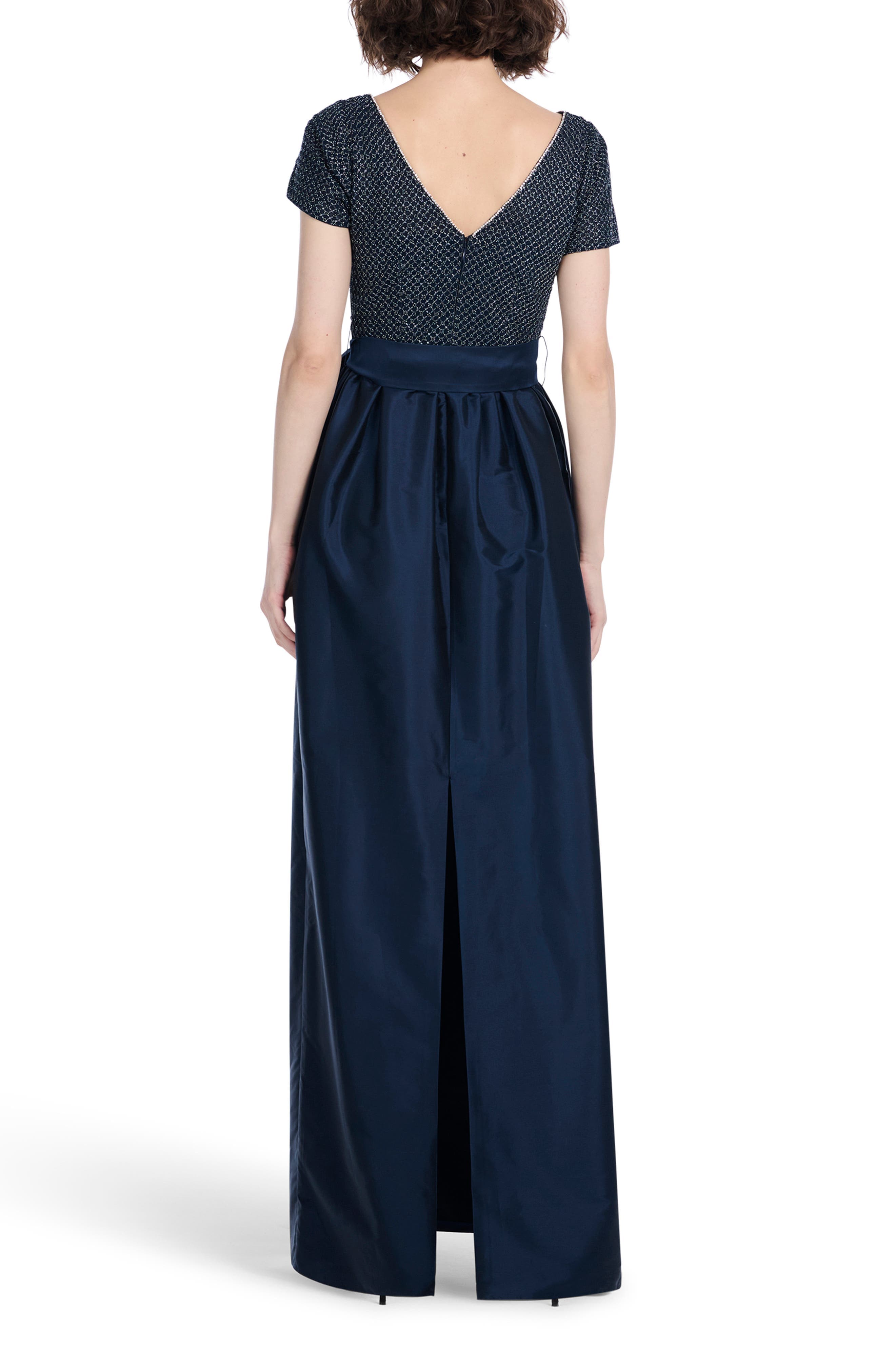 Beaded Taffeta Gown - image 2