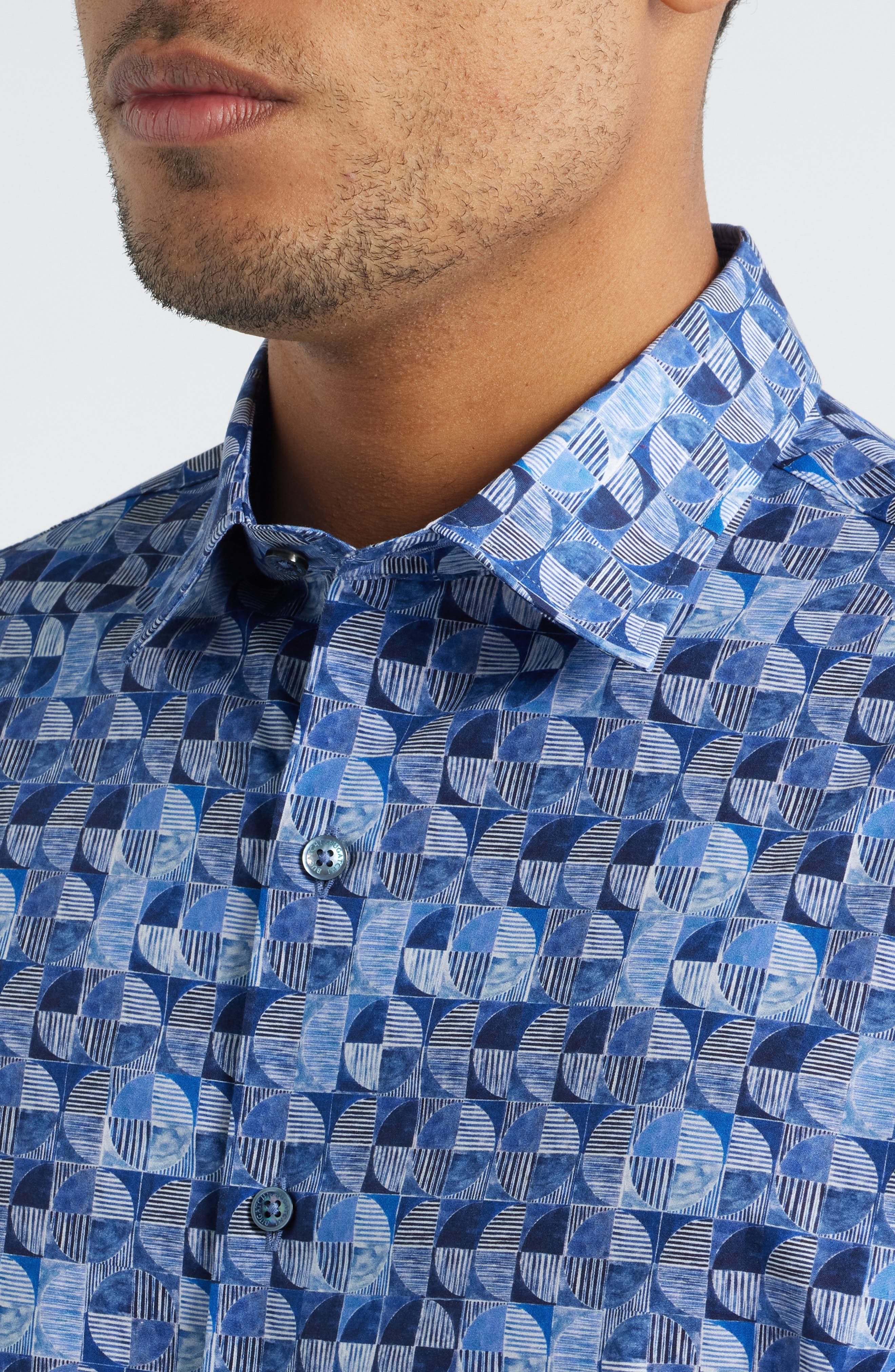 Julian Shaped Fit Button-Up Shirt - image 2