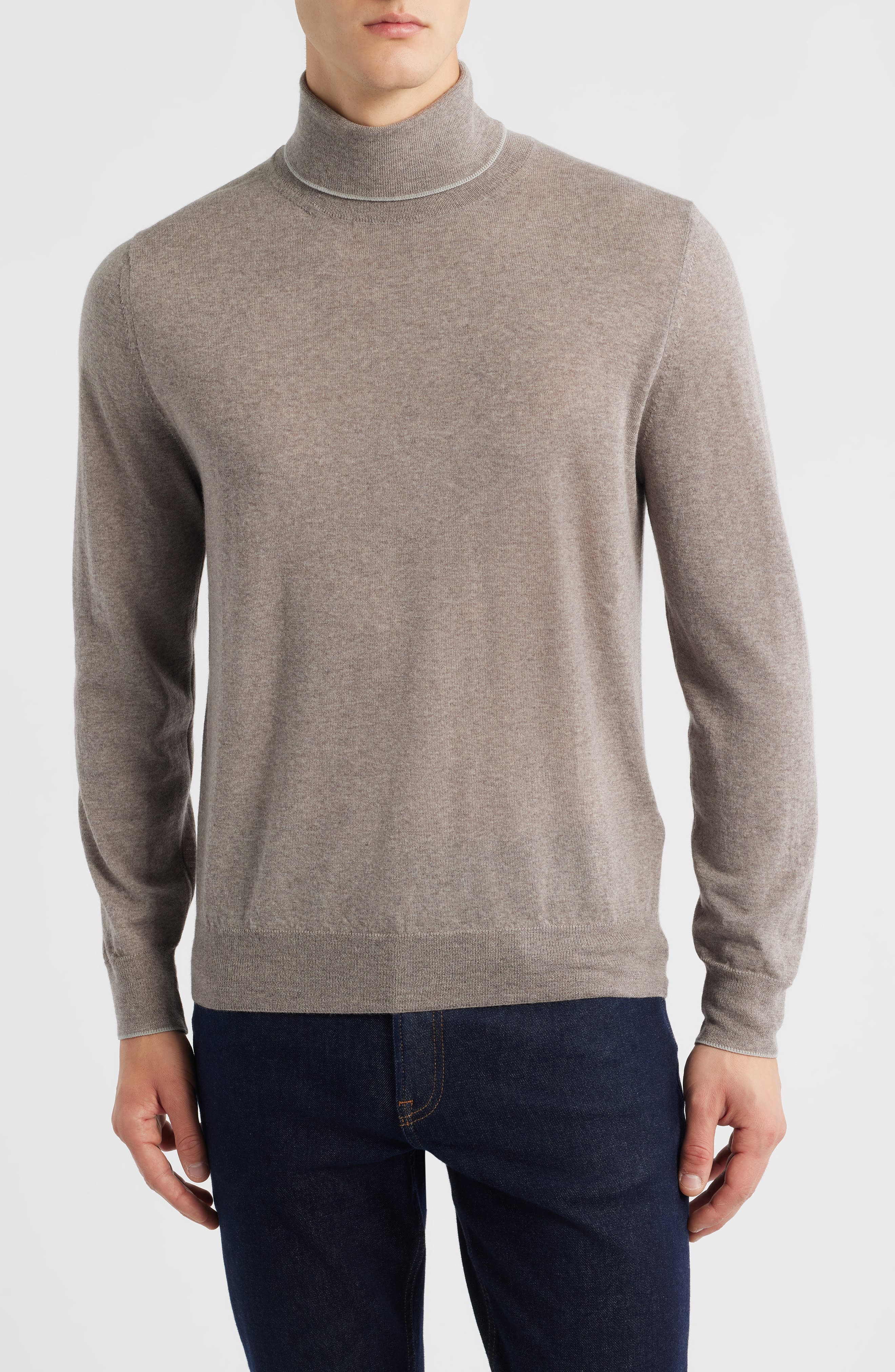 Turtleneck Wool Sweater - image 1