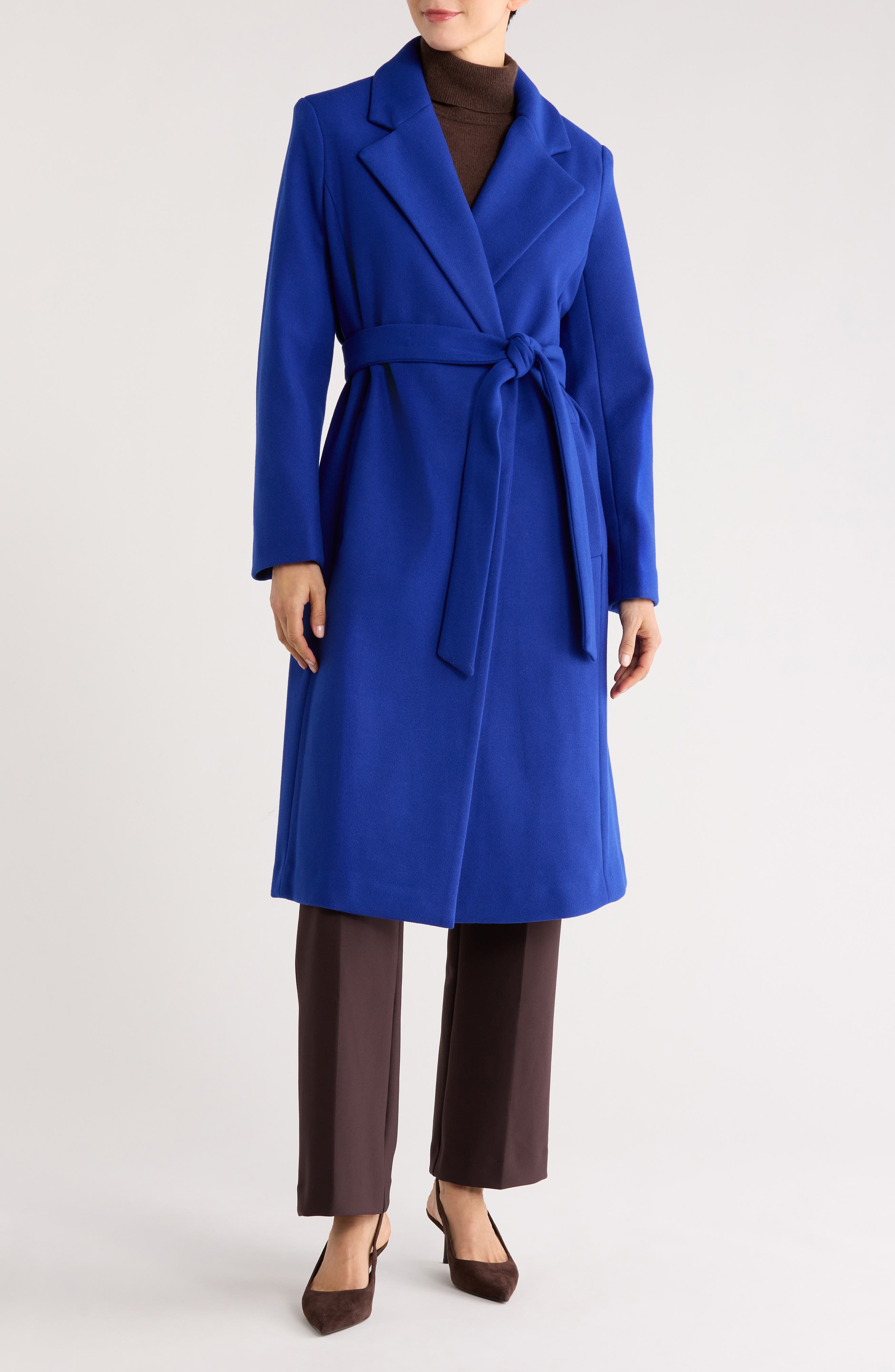 Belted Wrap Coat - image 1