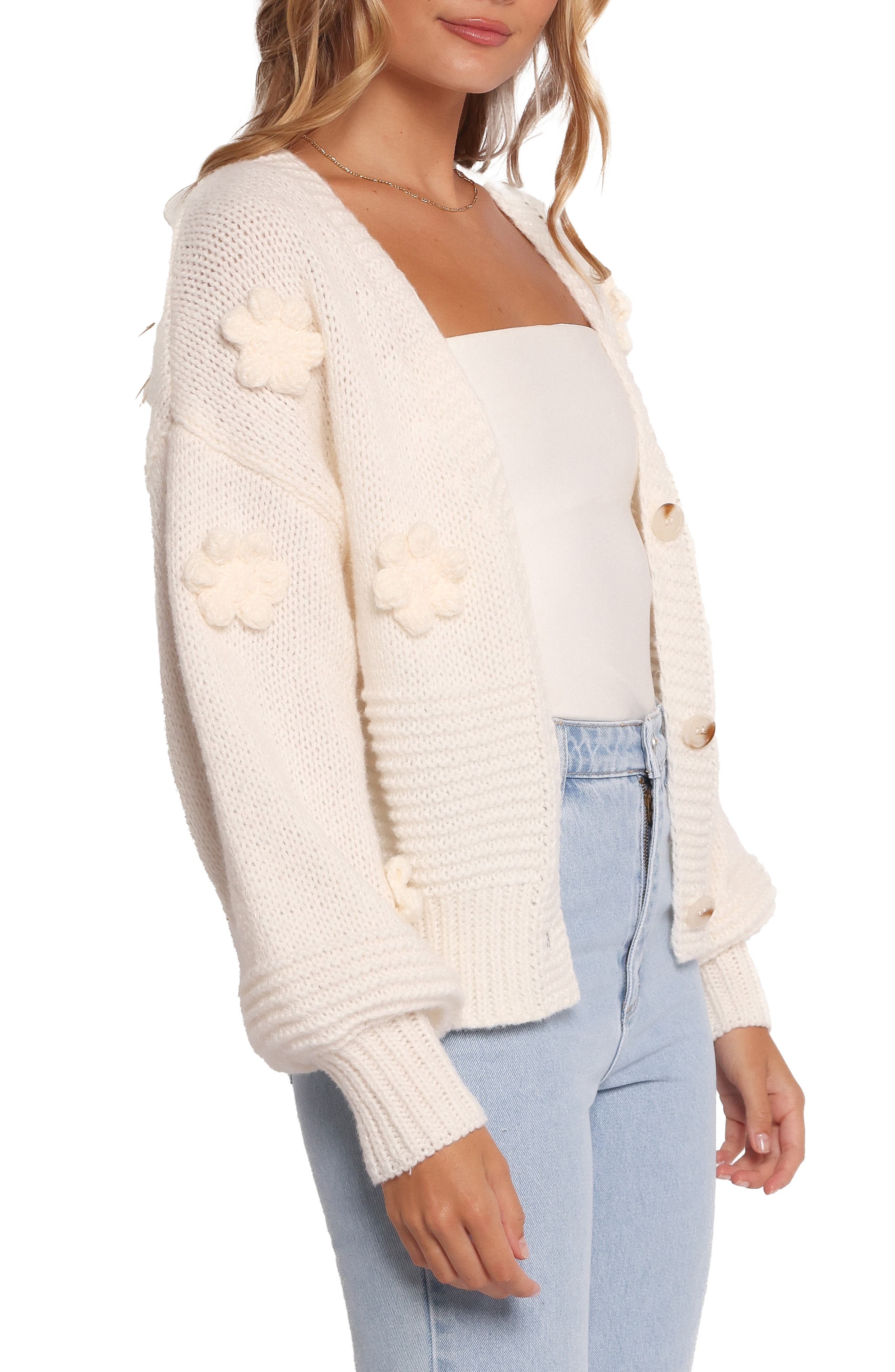 Harlee Floral Applique Cardigan - image 2