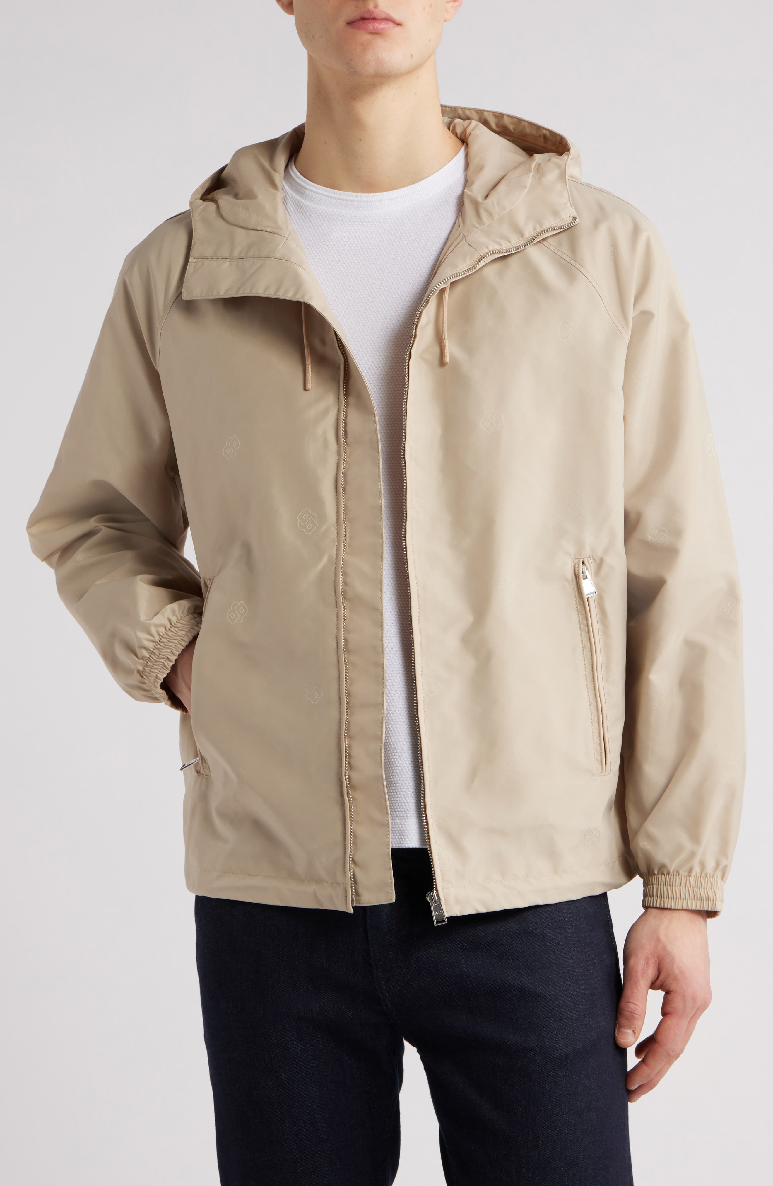 Clouds Hooded Water Repellent Jacket - image 1