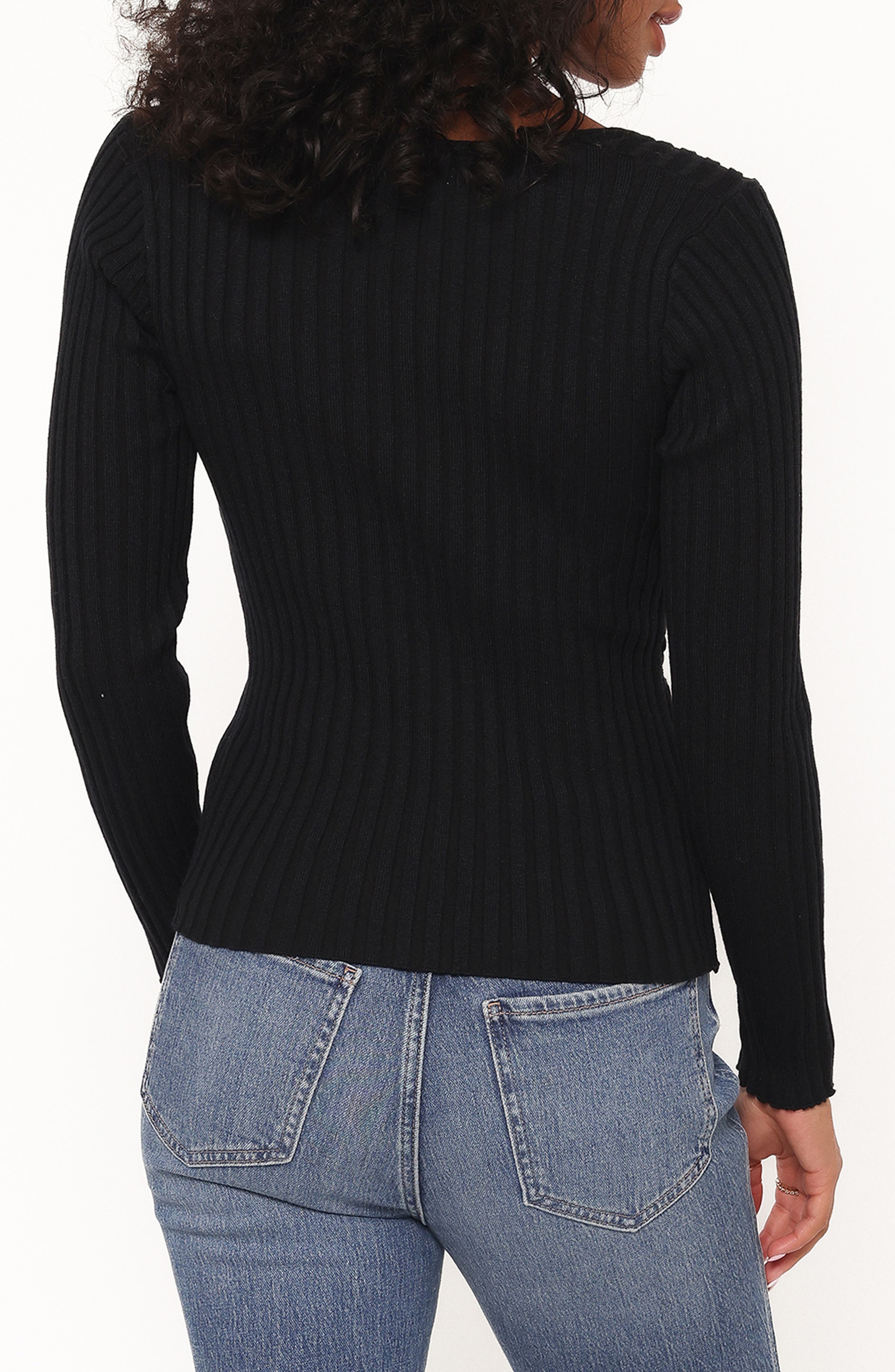 Demi Twist Rib Sweater - image 2