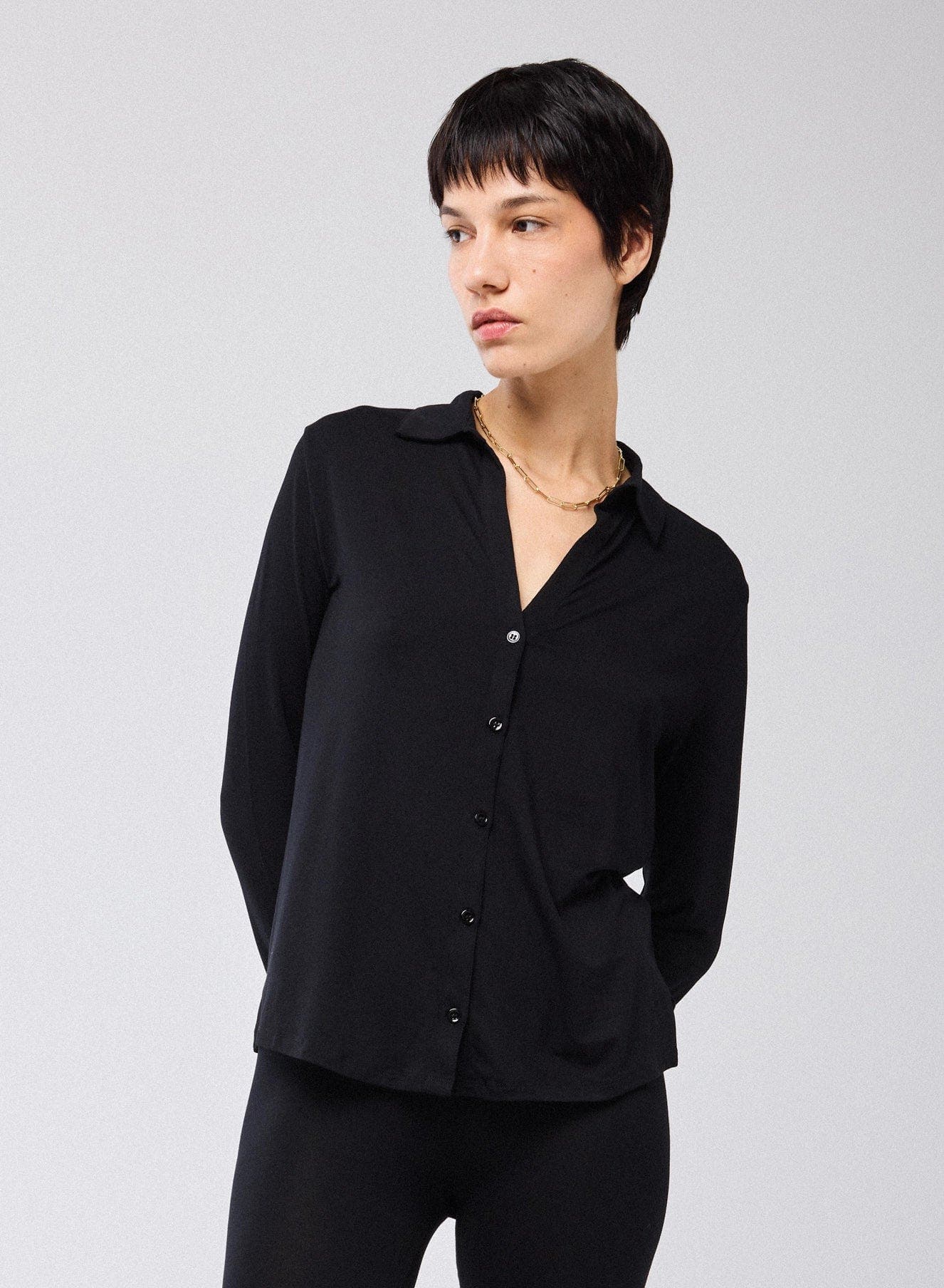 Soft Touch Semi Relaxed Shirt - image 1