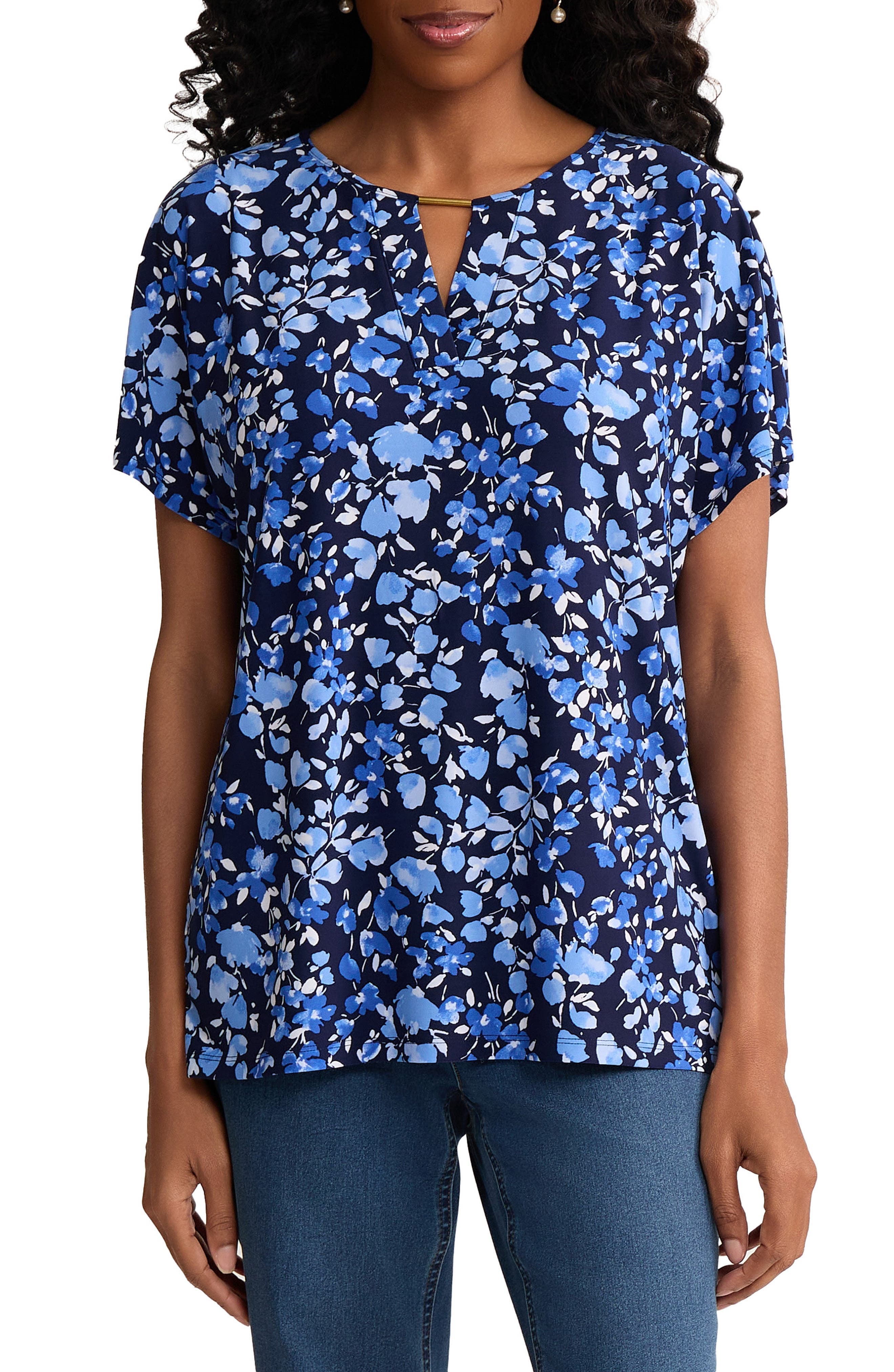 Floral Print Top - image 1