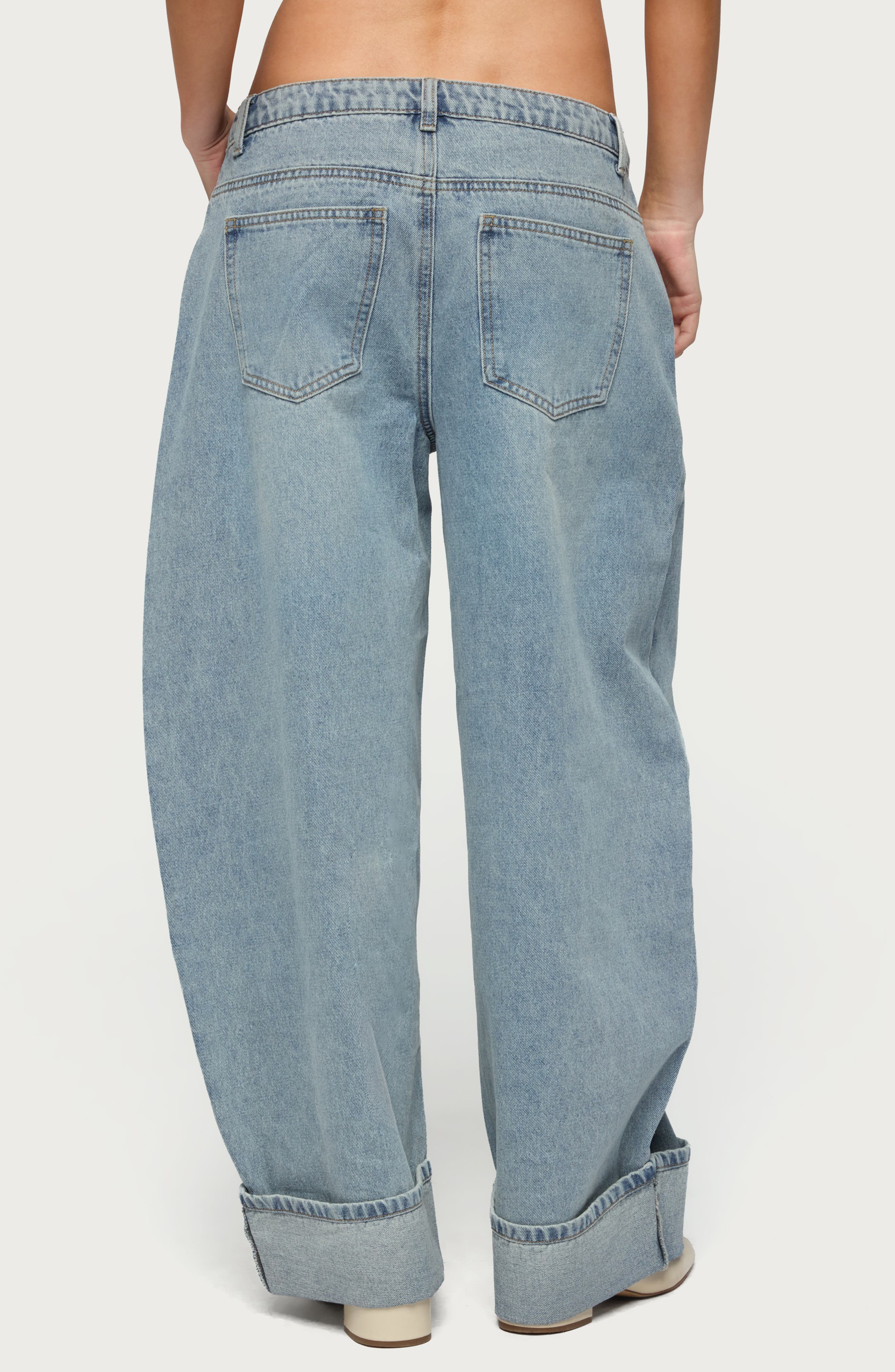 Kella Low Rise Baggy Wide Leg Jeans - image 2