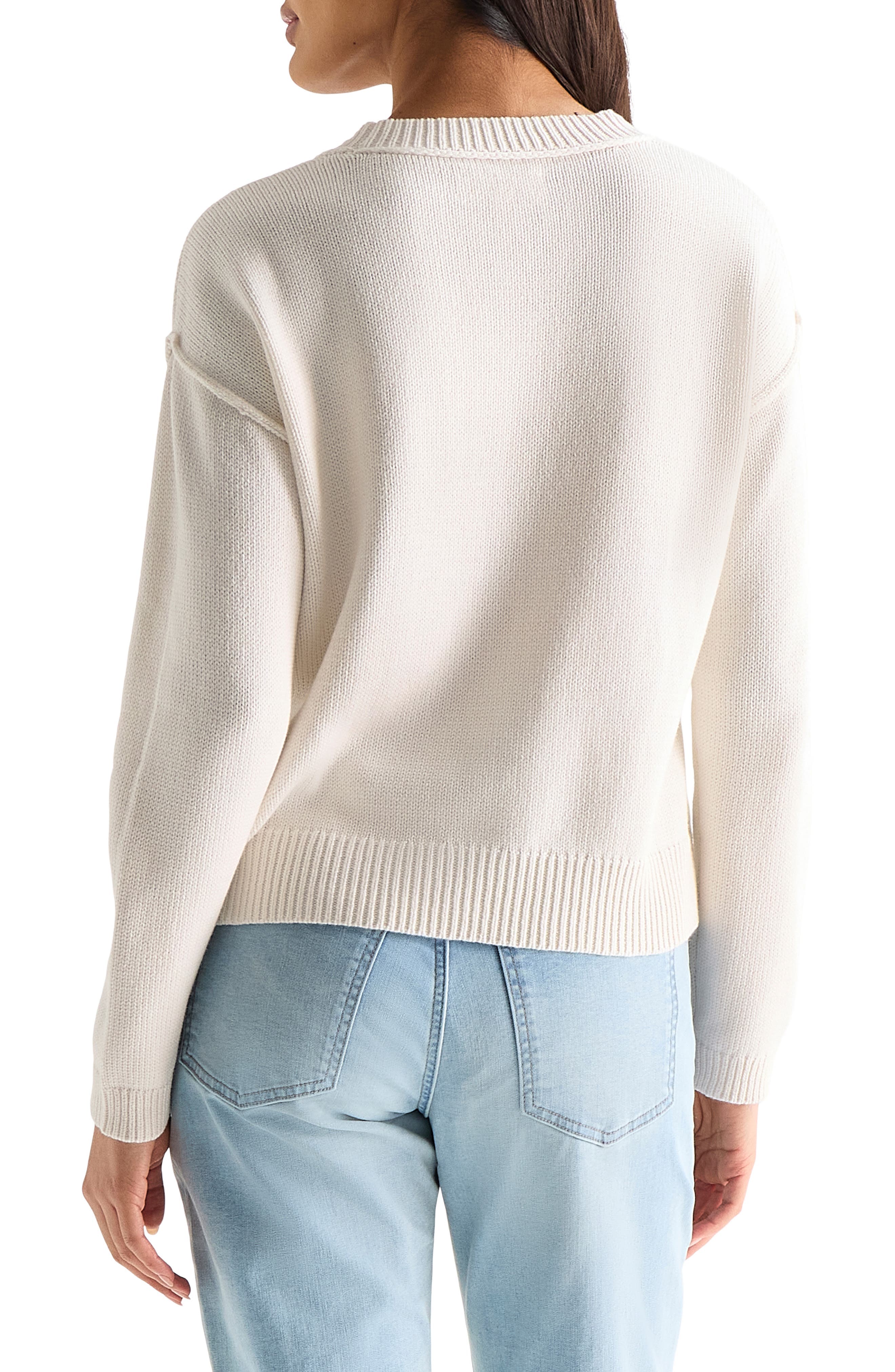 Lobster Intarsia Crewneck Sweater - image 2