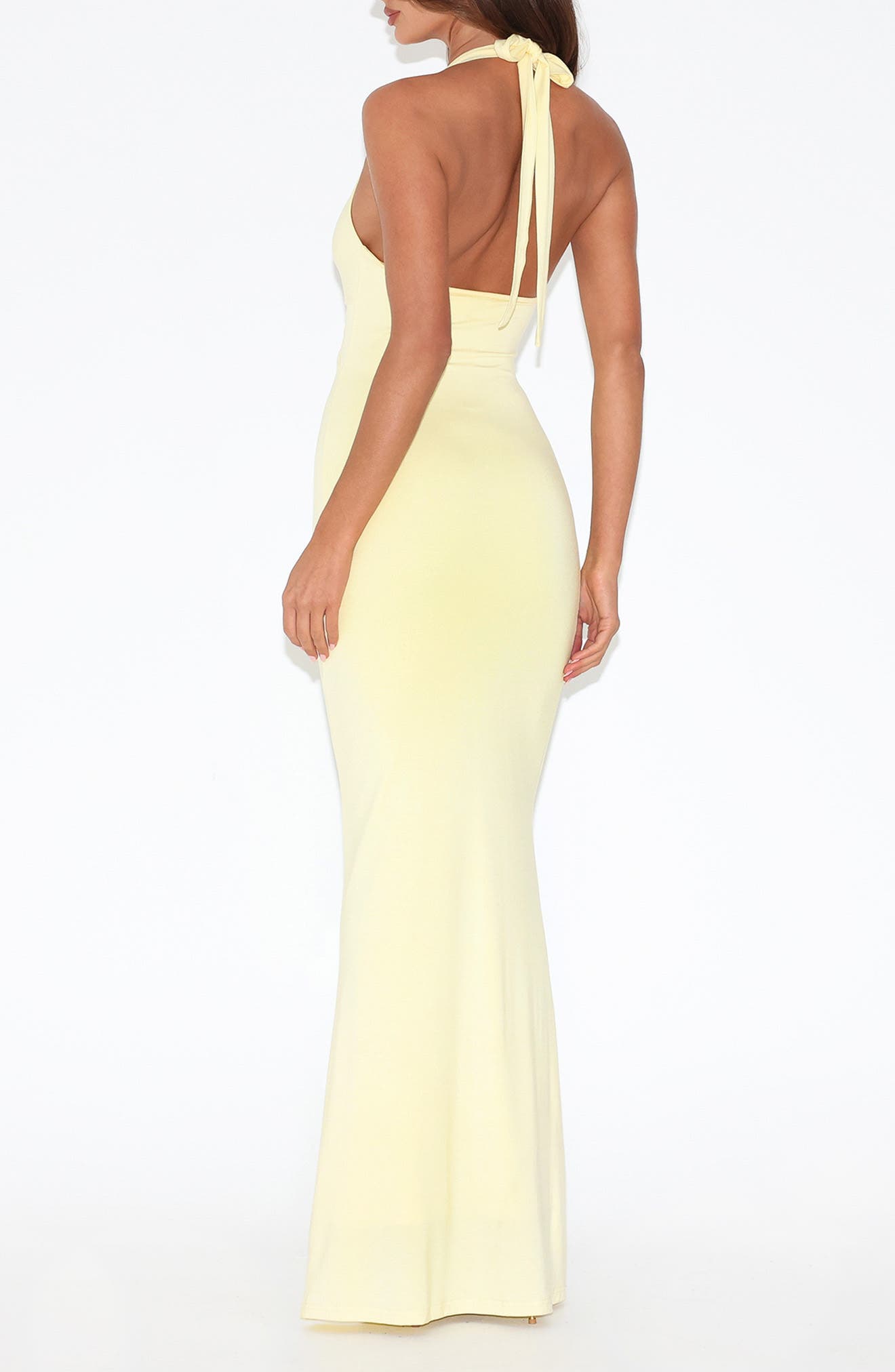 Zeneva Twist Front Evening Dress - image 2