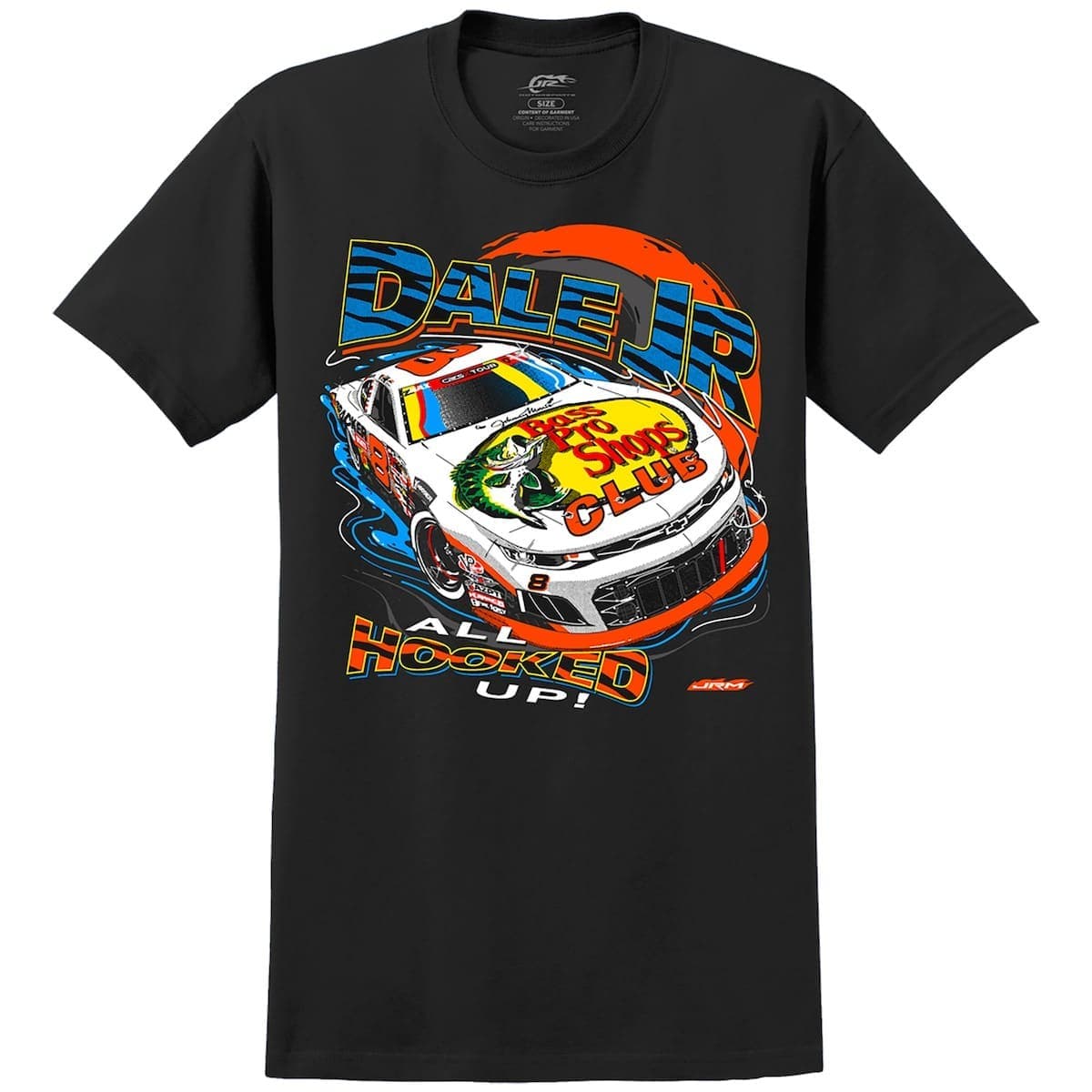 Men's JR Motorsports Official Team Apparel  Black Dale Earnhardt Jr. Bass Pro Shops Car T-Shirt - image 2