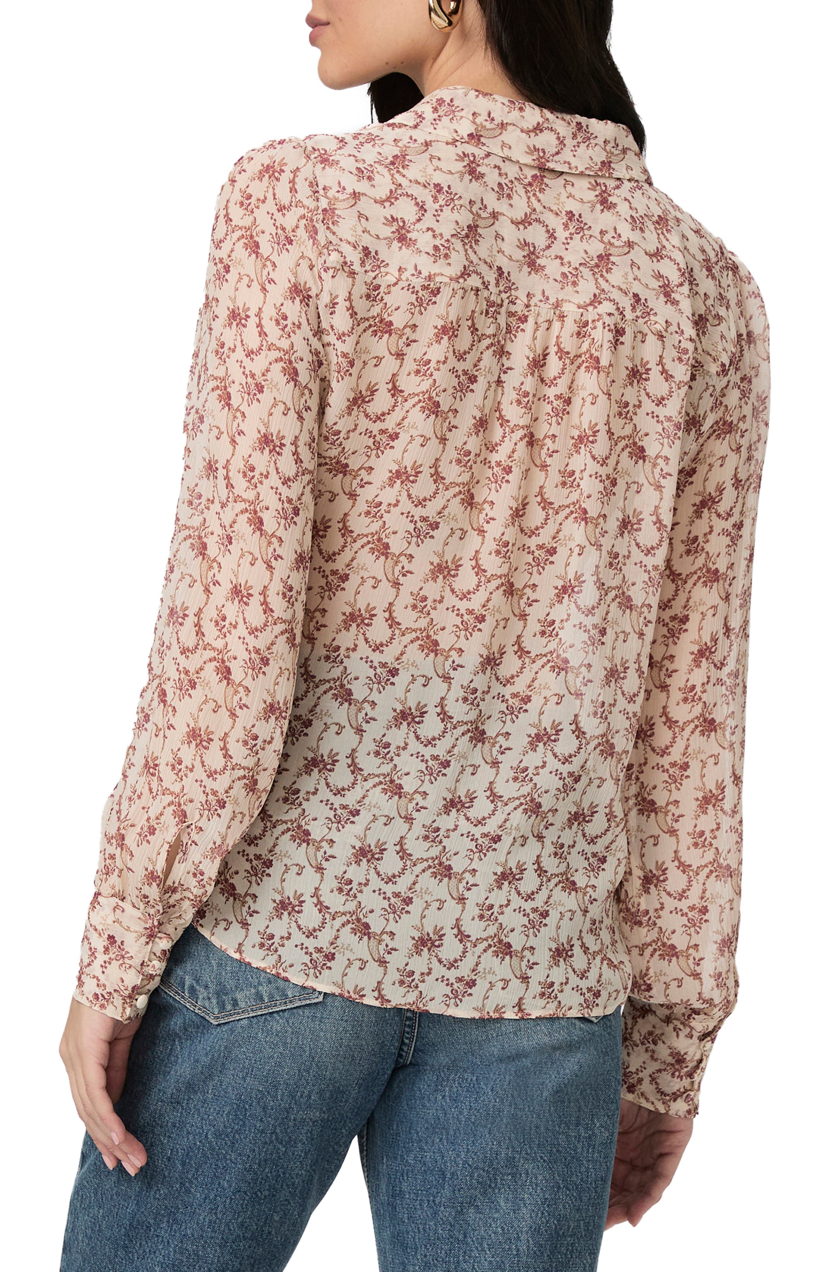 Gardener Floral Silk Button-Up Shirt - image 2