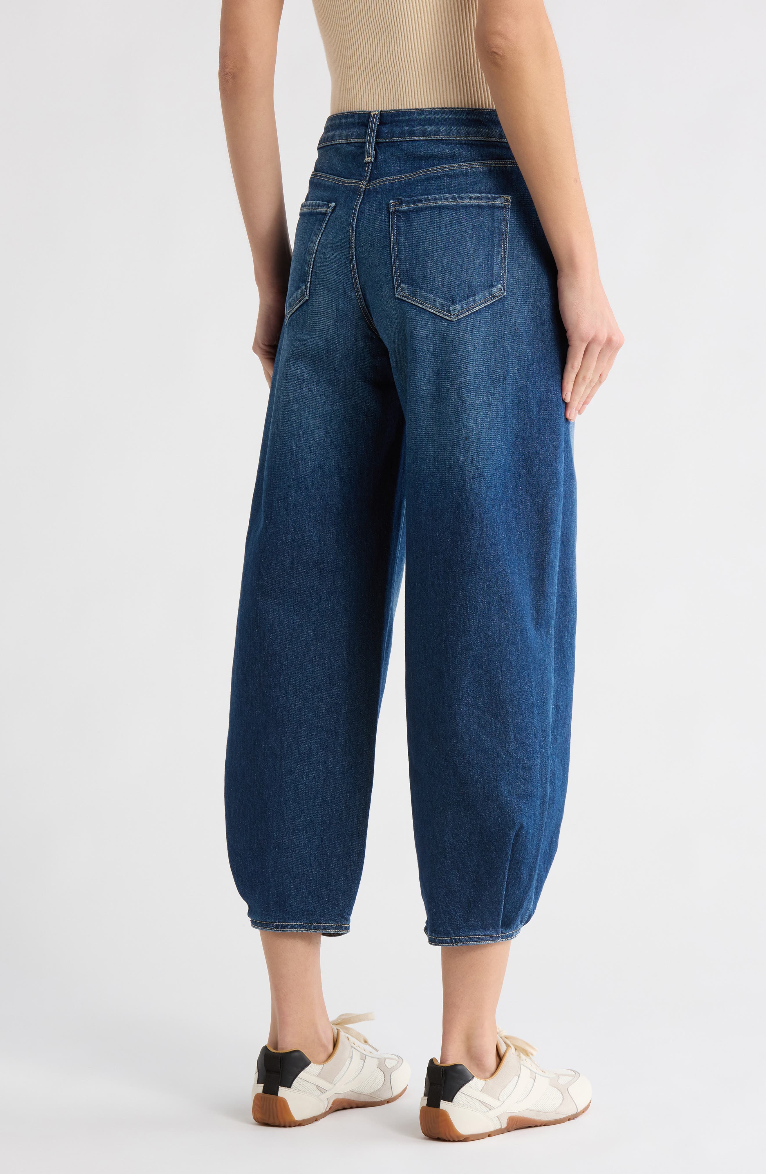 Krista High Waist Crop Taper Leg Jeans - image 2
