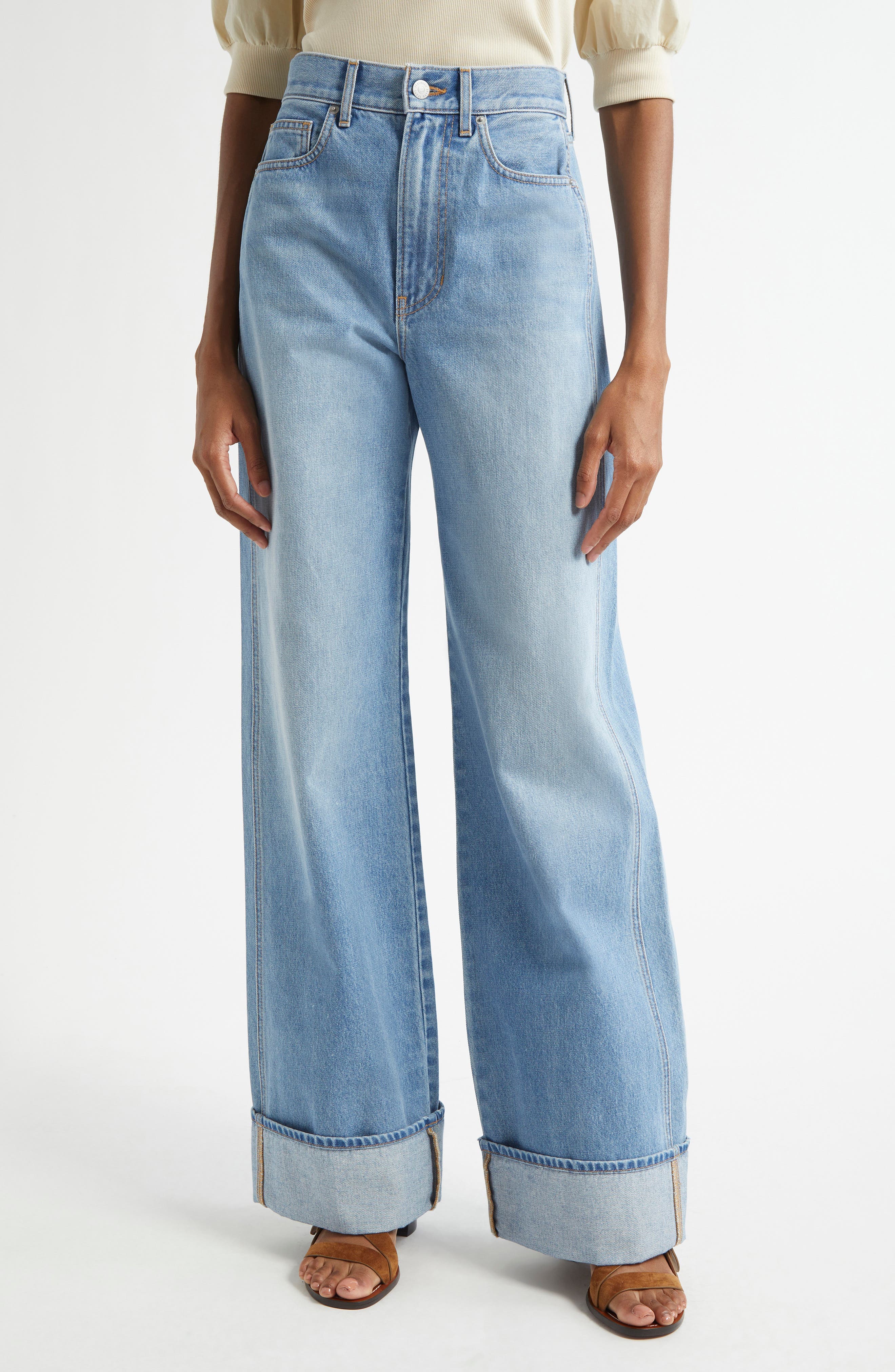 Taylor High Waist Wide Leg Jeans - image 1