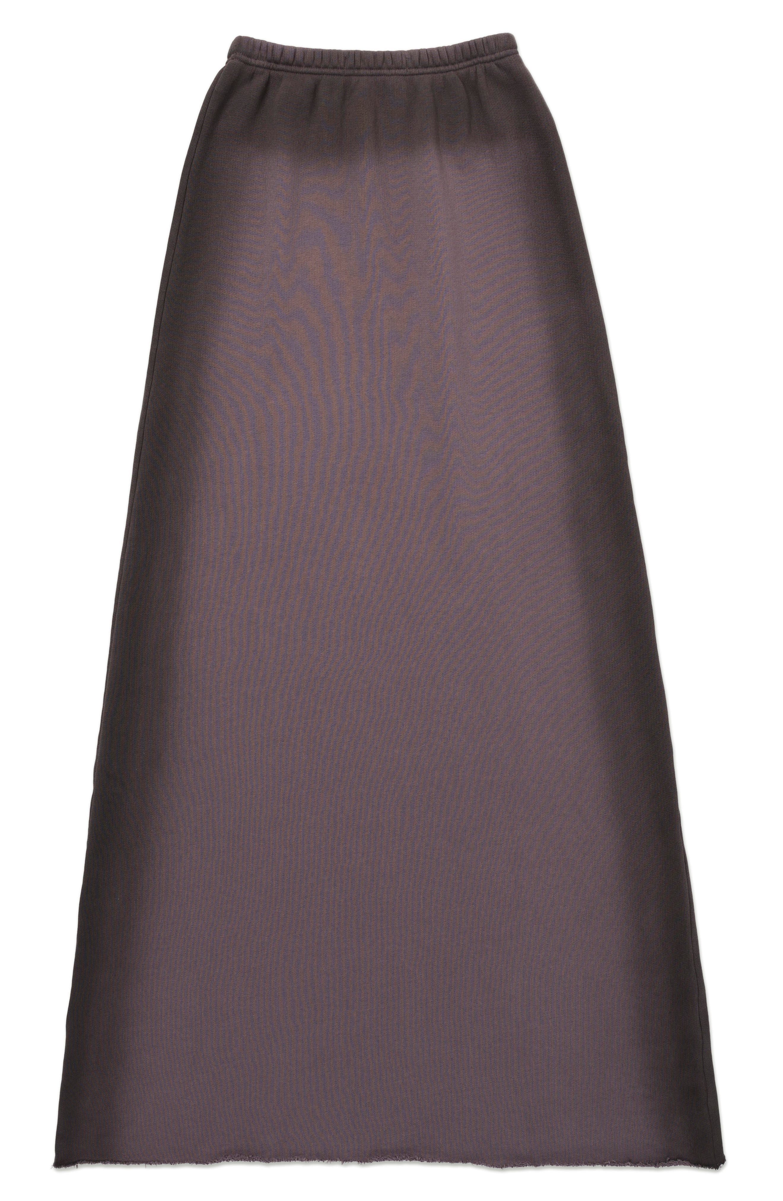 Spray Cotton French Terry Maxi Skirt - image 2