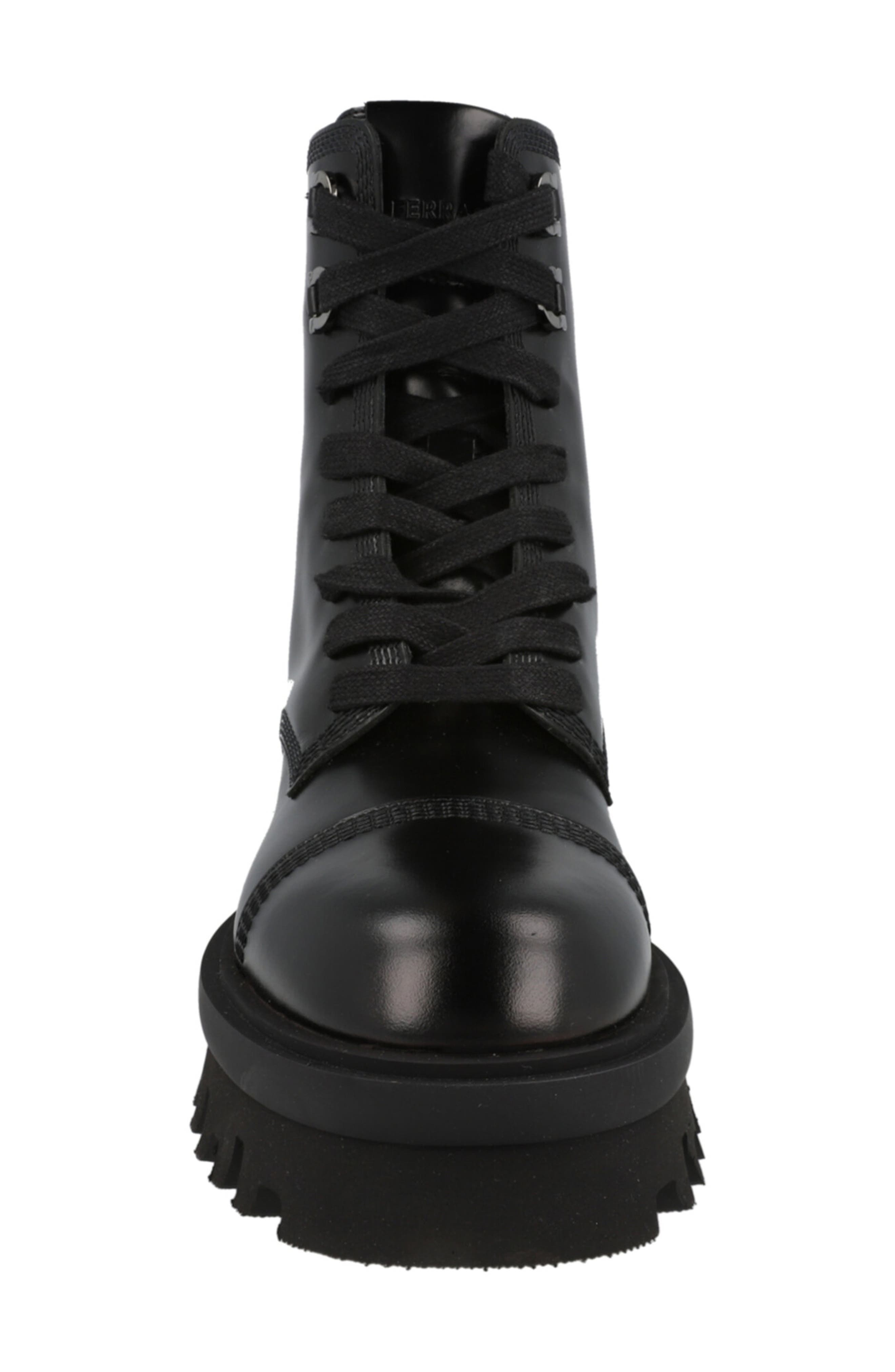 Kira Leather Lug Boot - image 2
