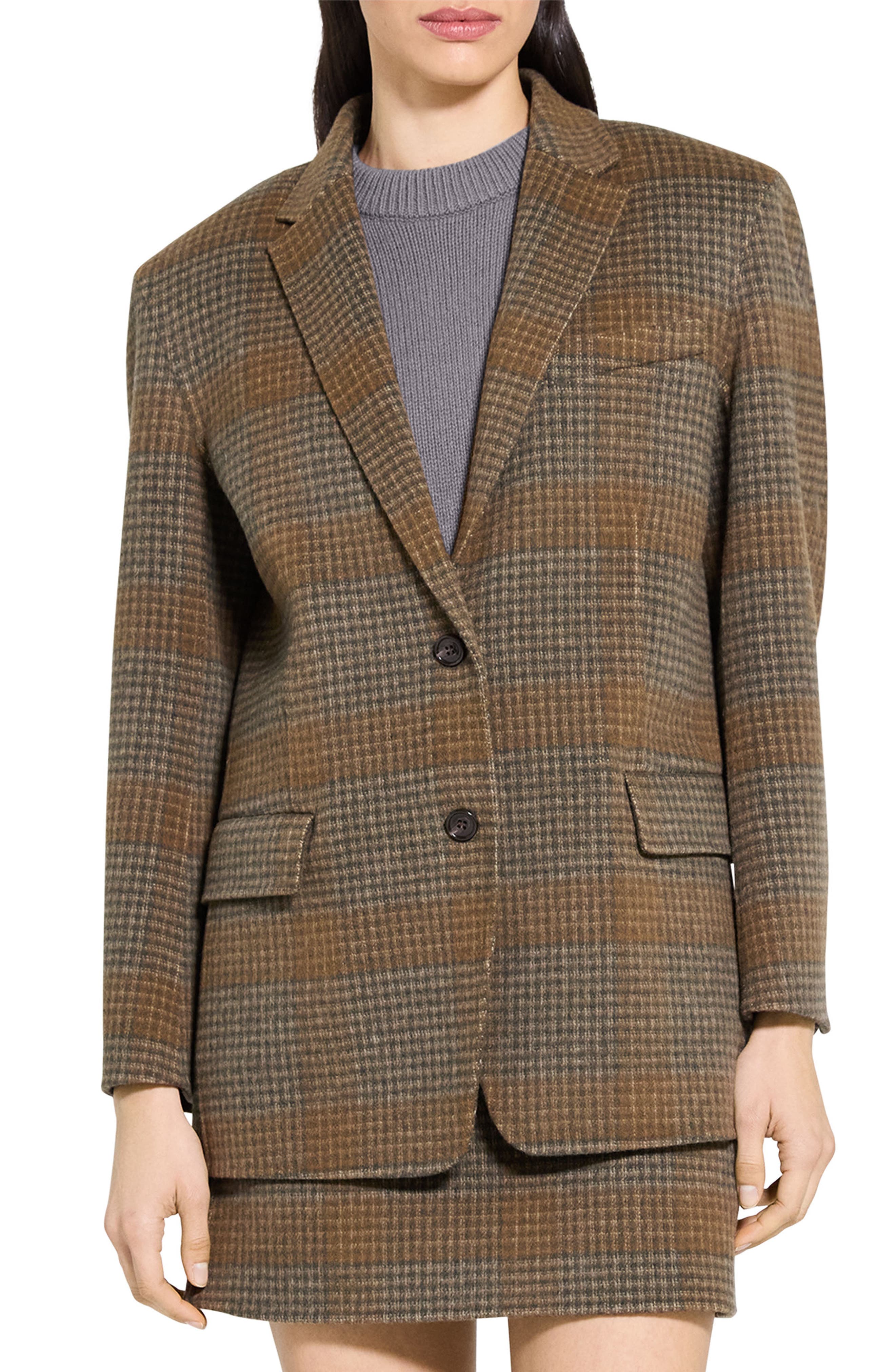 Wool & Cashmere Oversize Blazer - image 1
