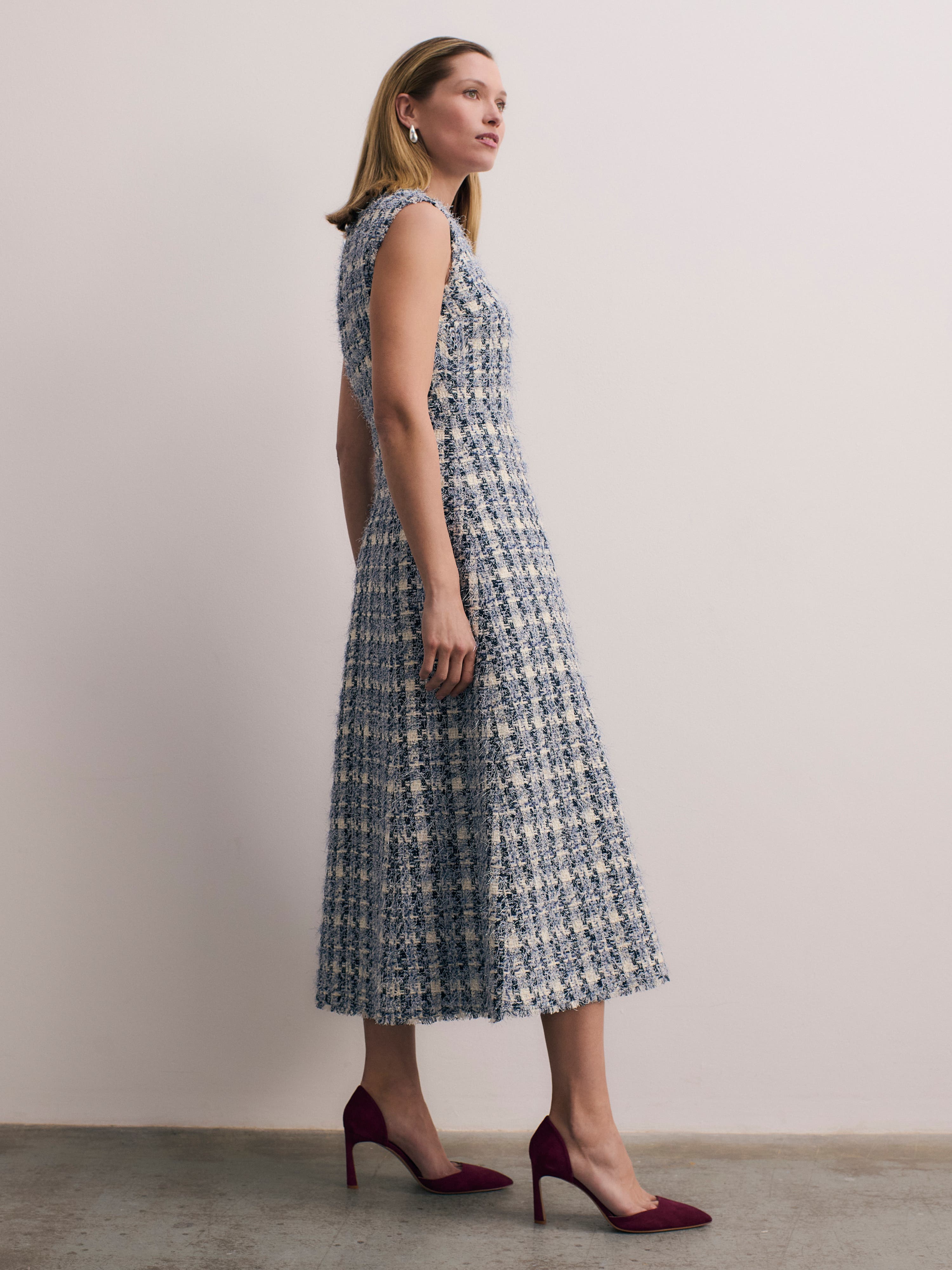 Tureen Tweed Midi Dress - image 2