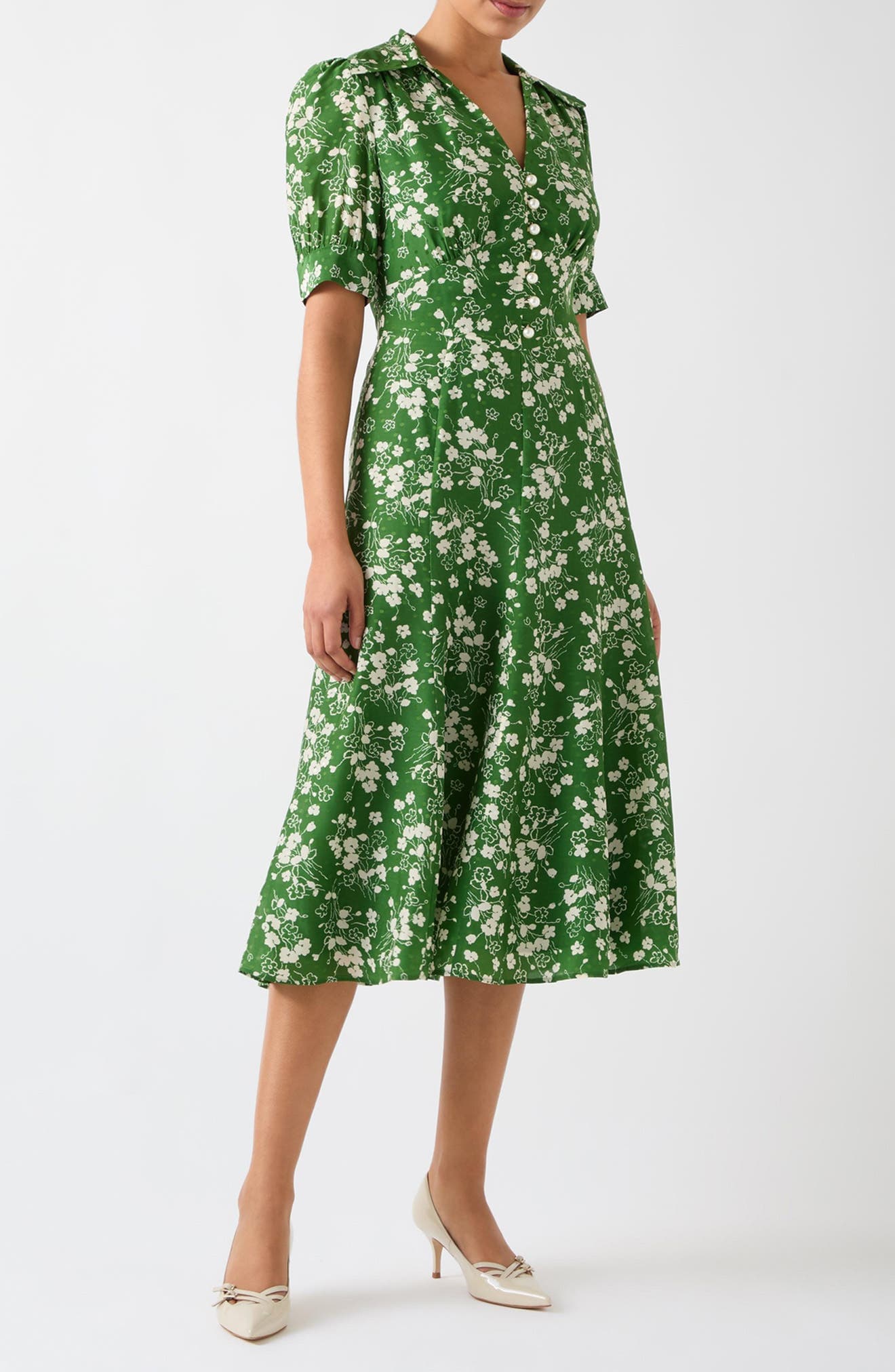 Sophie Wildflower Midi Dress - image 1