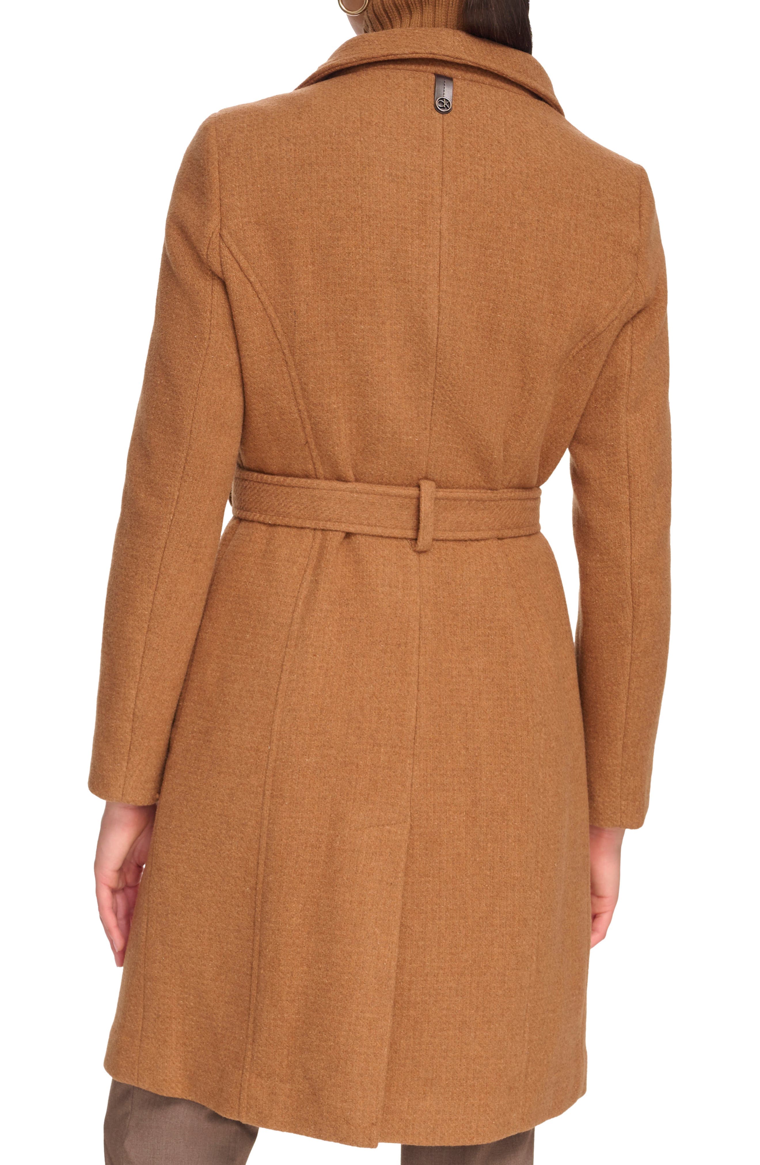 Angled Zip Twill Coat - image 2