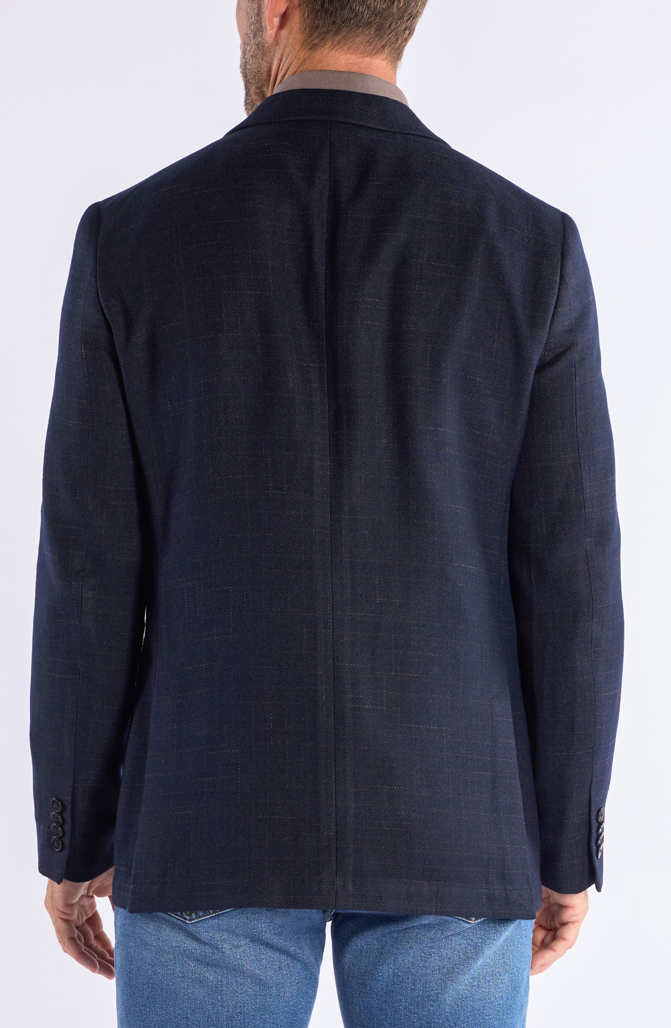 Windowpane Knit Sport Coat - image 2
