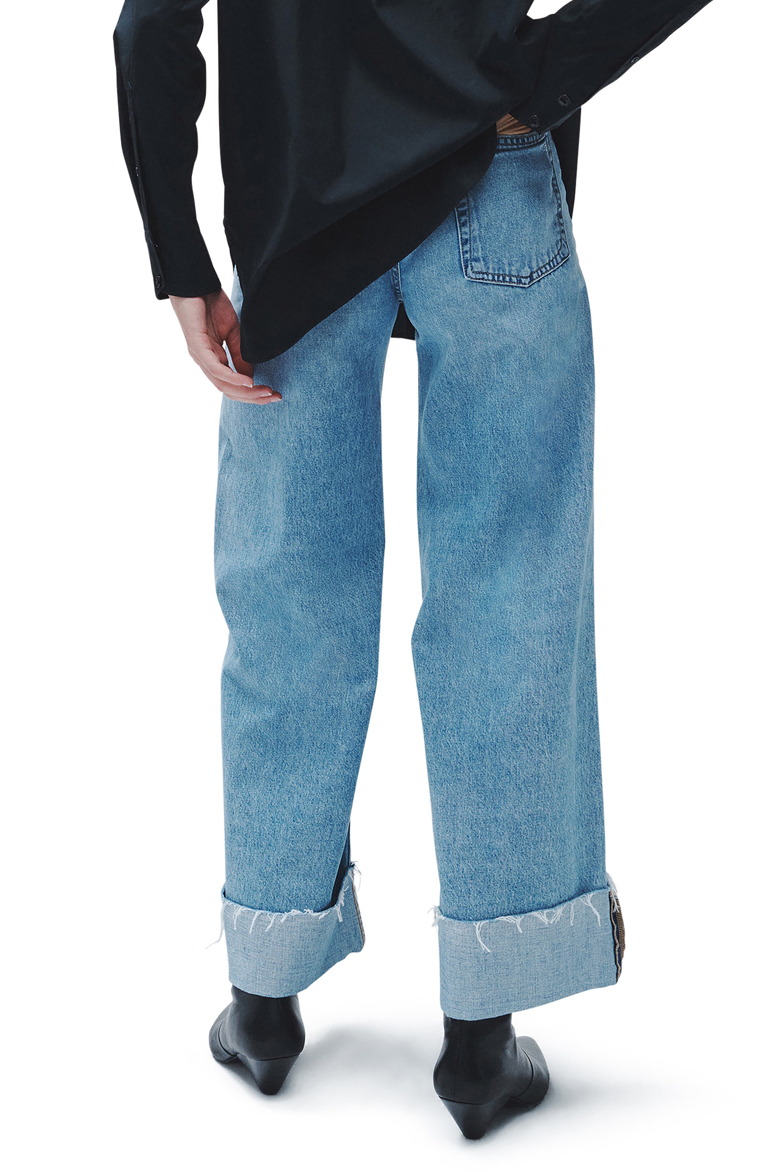 Sofie Cuffed High Waist Wide Leg Jeans - image 2