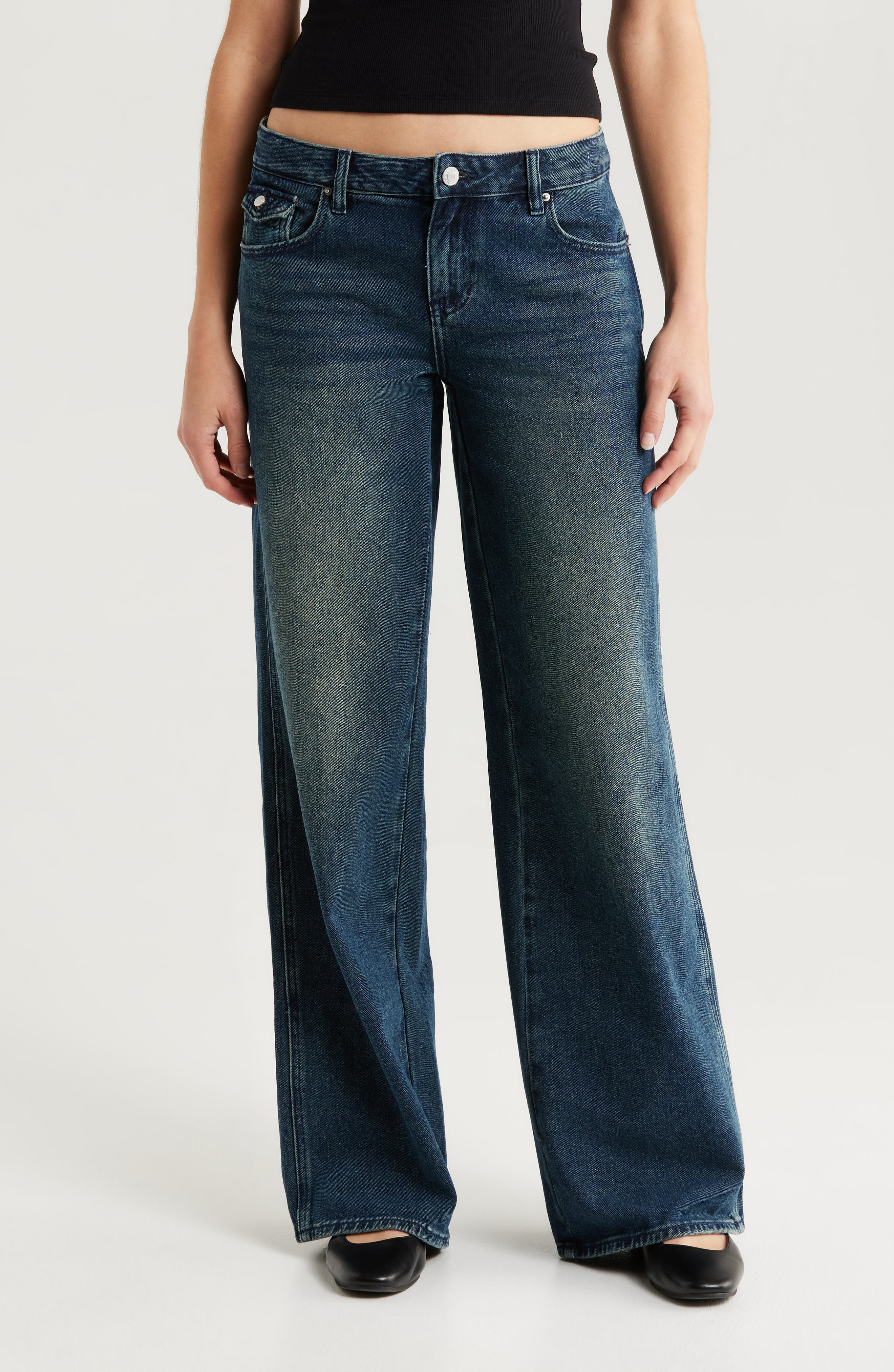 Brixley Baggy Bootcut Jeans - image 1