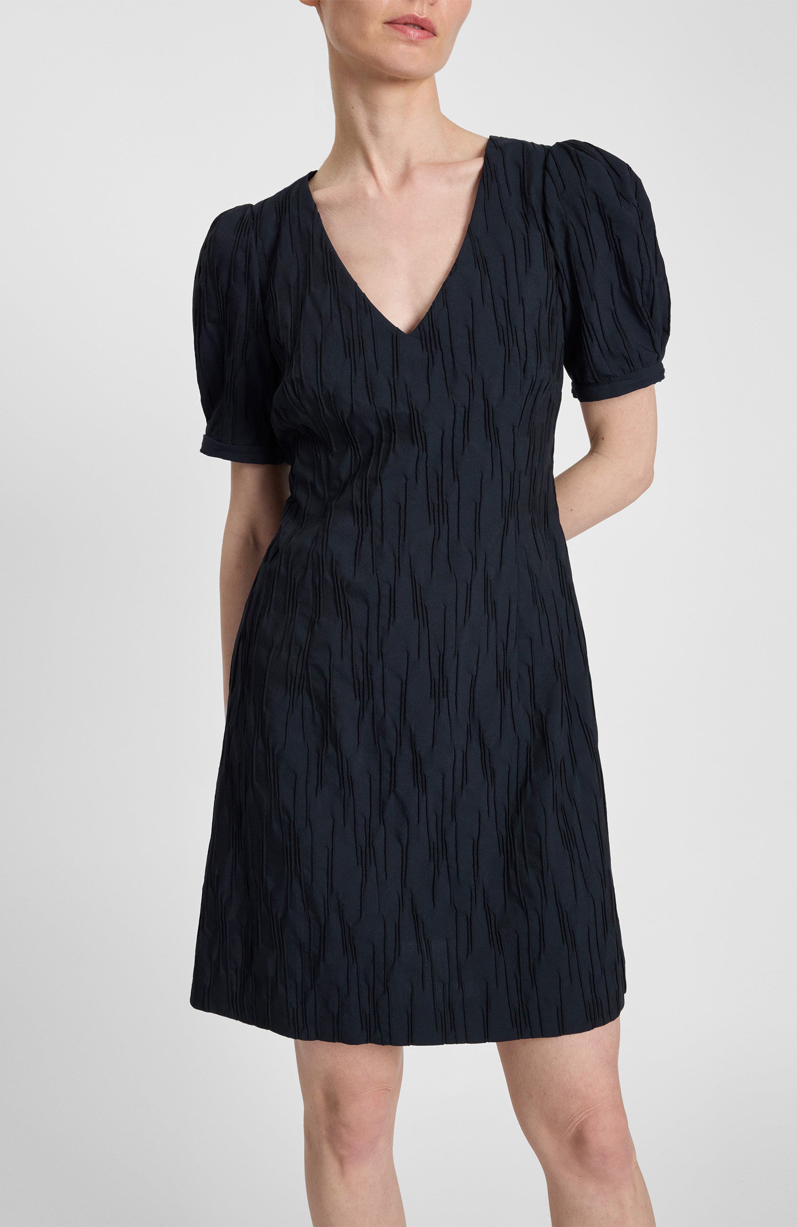 Bianca Shift Dress in Abstract Jacquard - image 2