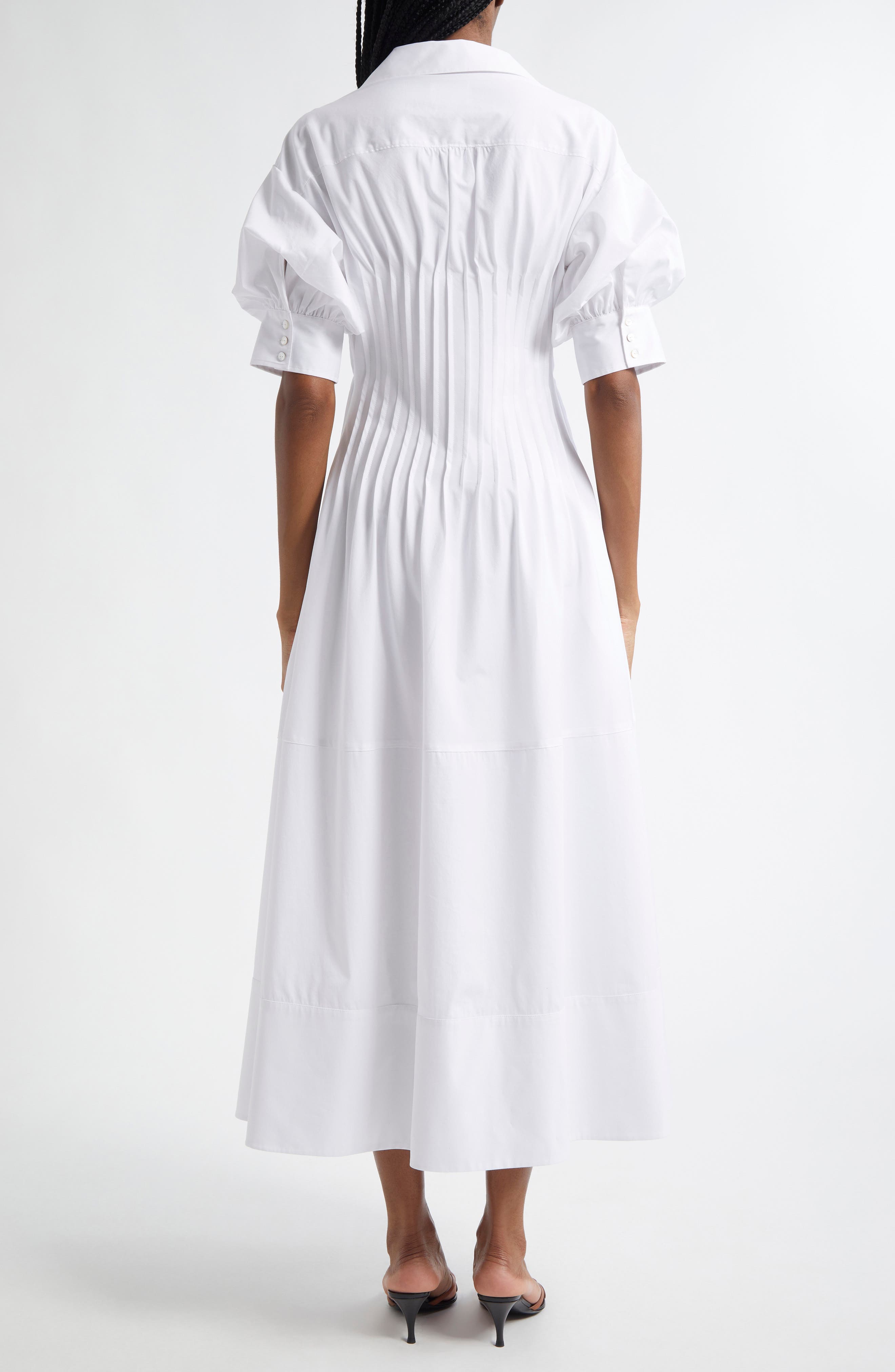Monty Pleated Midi Dress - image 2