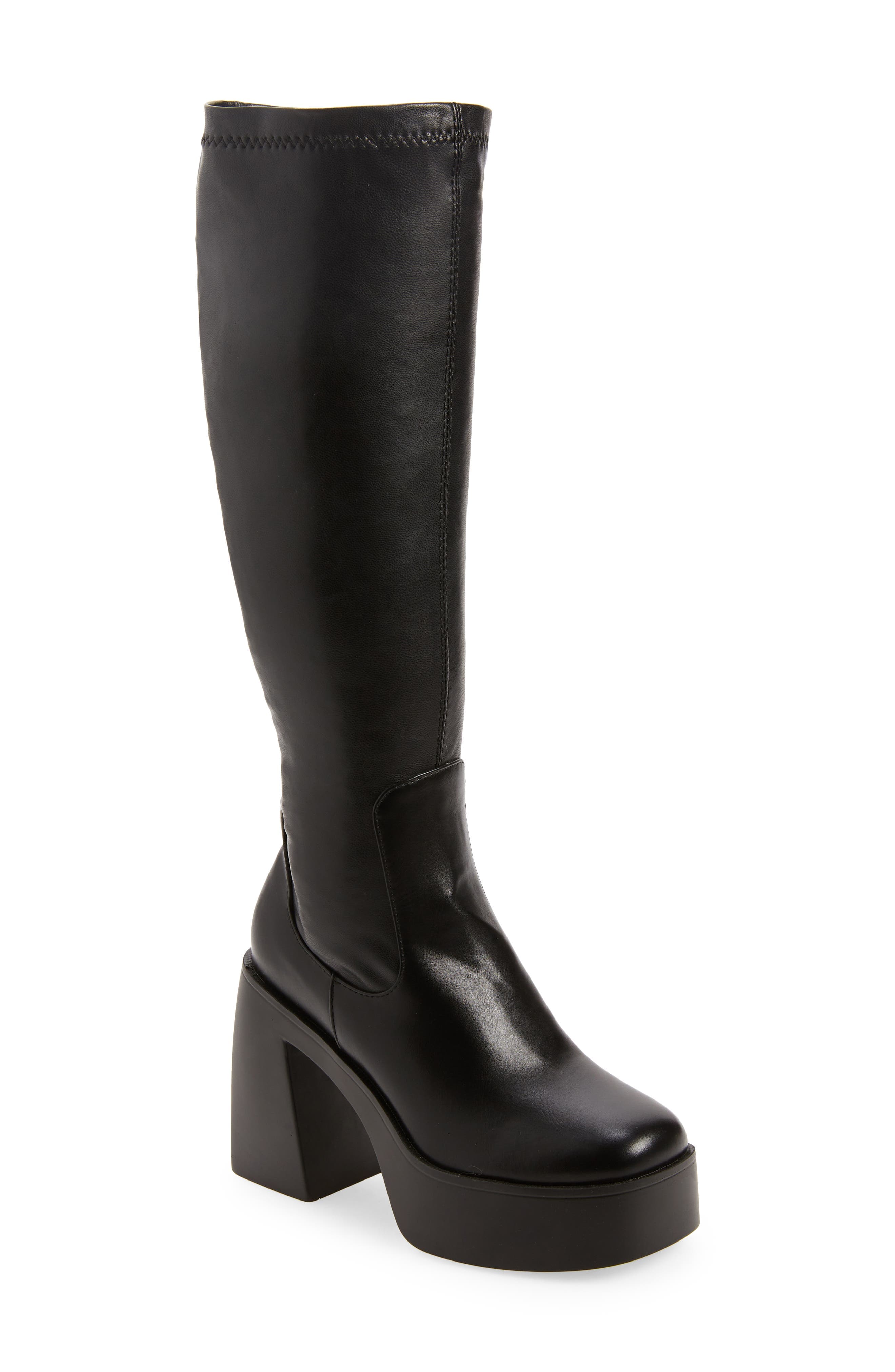 Nashla Knee High Platform Boot - image 1