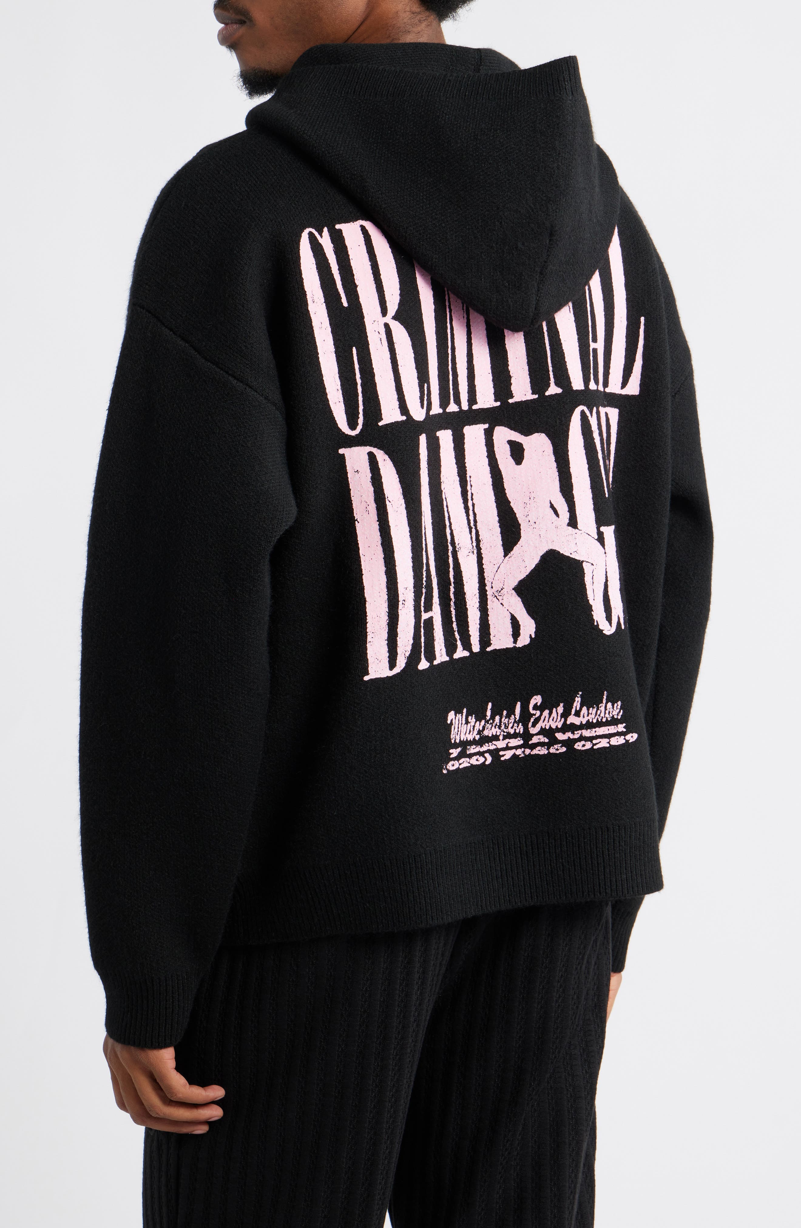 Striptease Knit Hoodie - image 2
